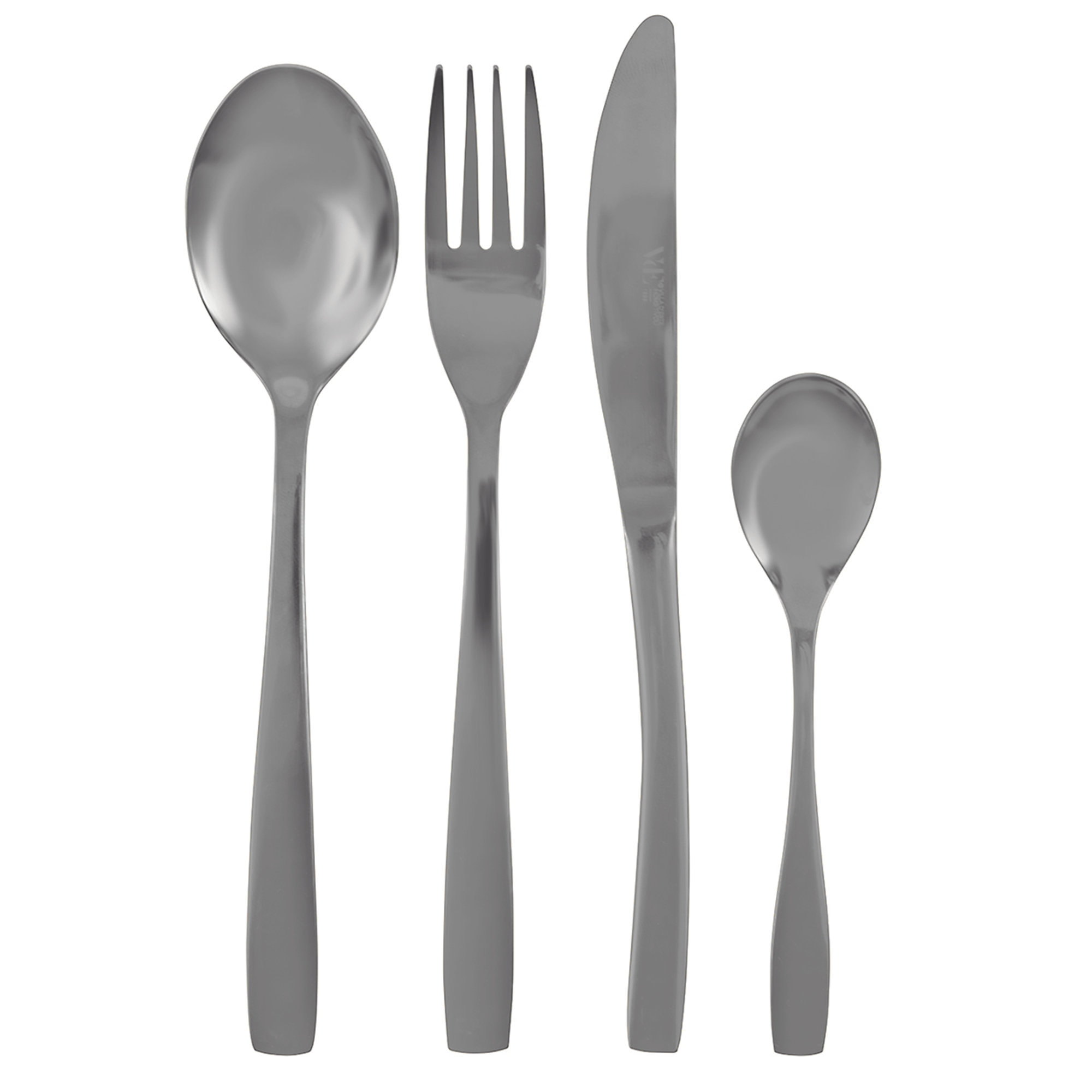 Set 24 posate in acciaio inox 18/0, finitura silver lucido, Madison Villa D'Este Home Tivoli 1996 vista0