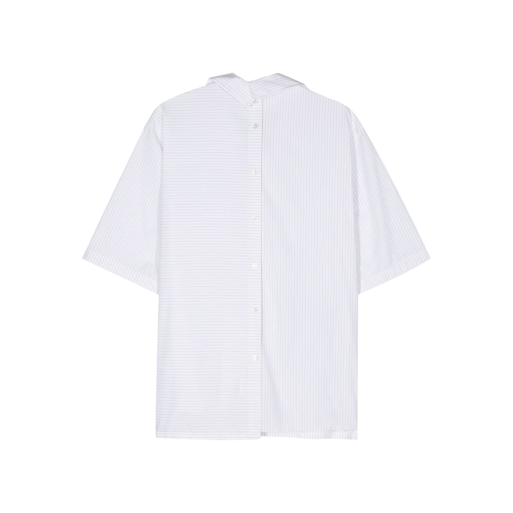 Leaf Short Sleeve Asymmetric Shirt Rmsi00145902p24 Lanvin  vista1