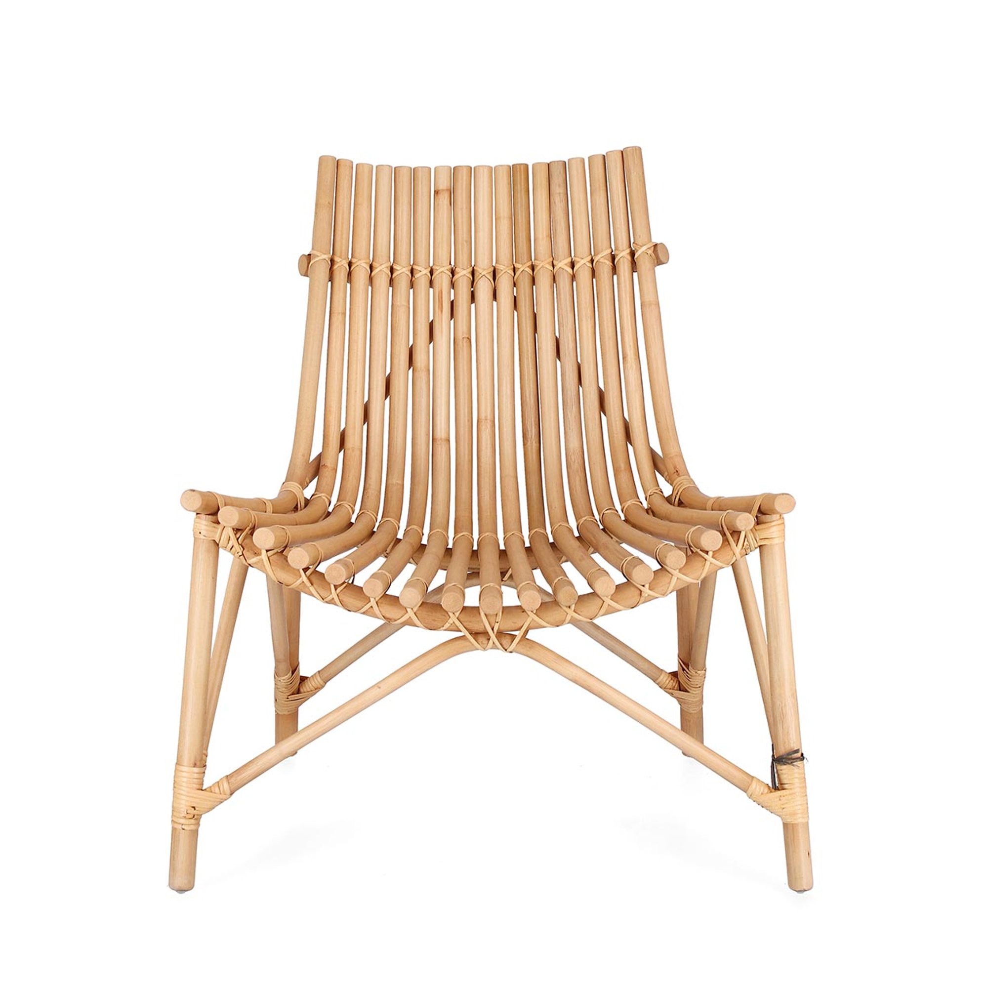 Menendez natural lounge chair Bizzotto vista2