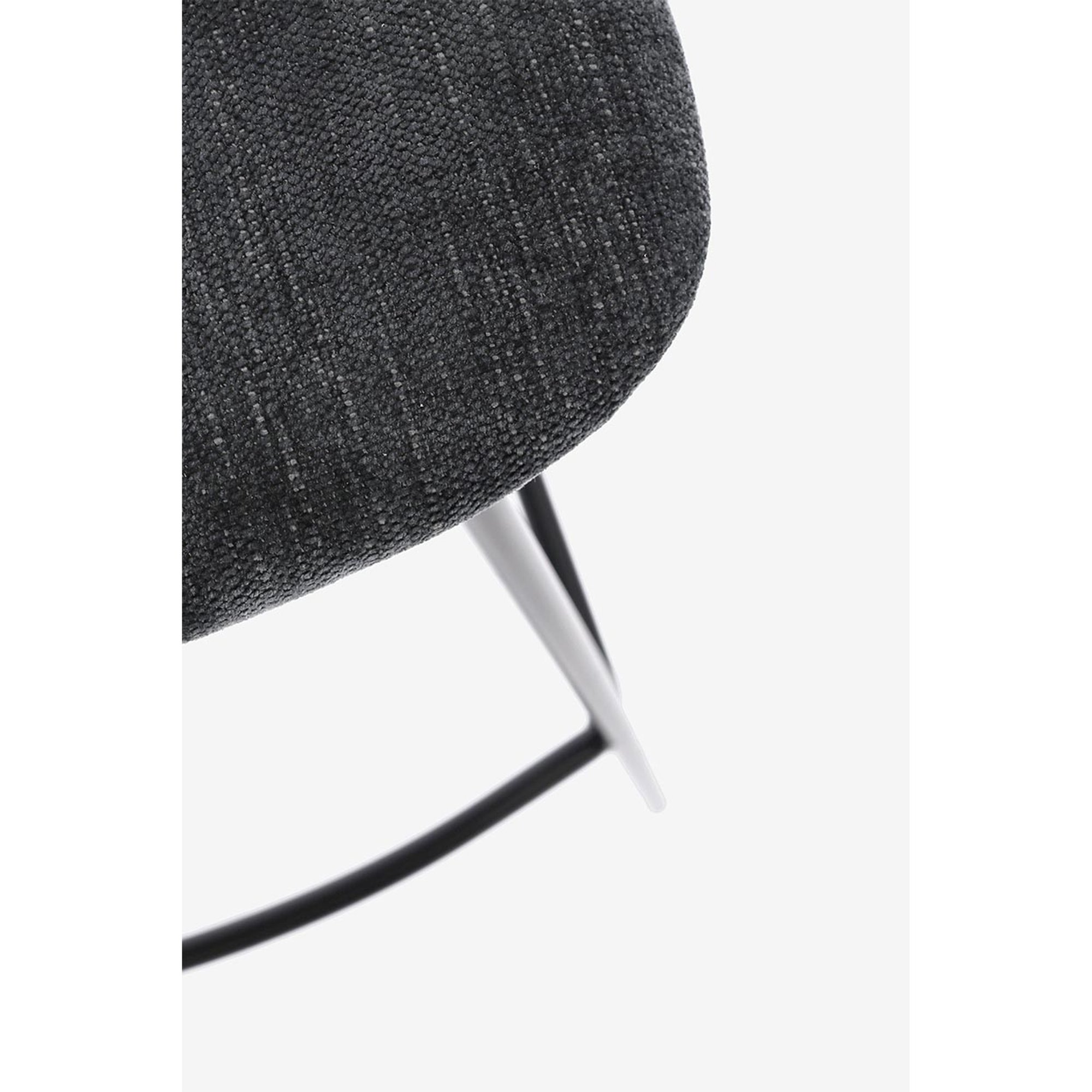 Lot de 2 tabourets de cuisine Sienna gris foncé Bizzotto vista6