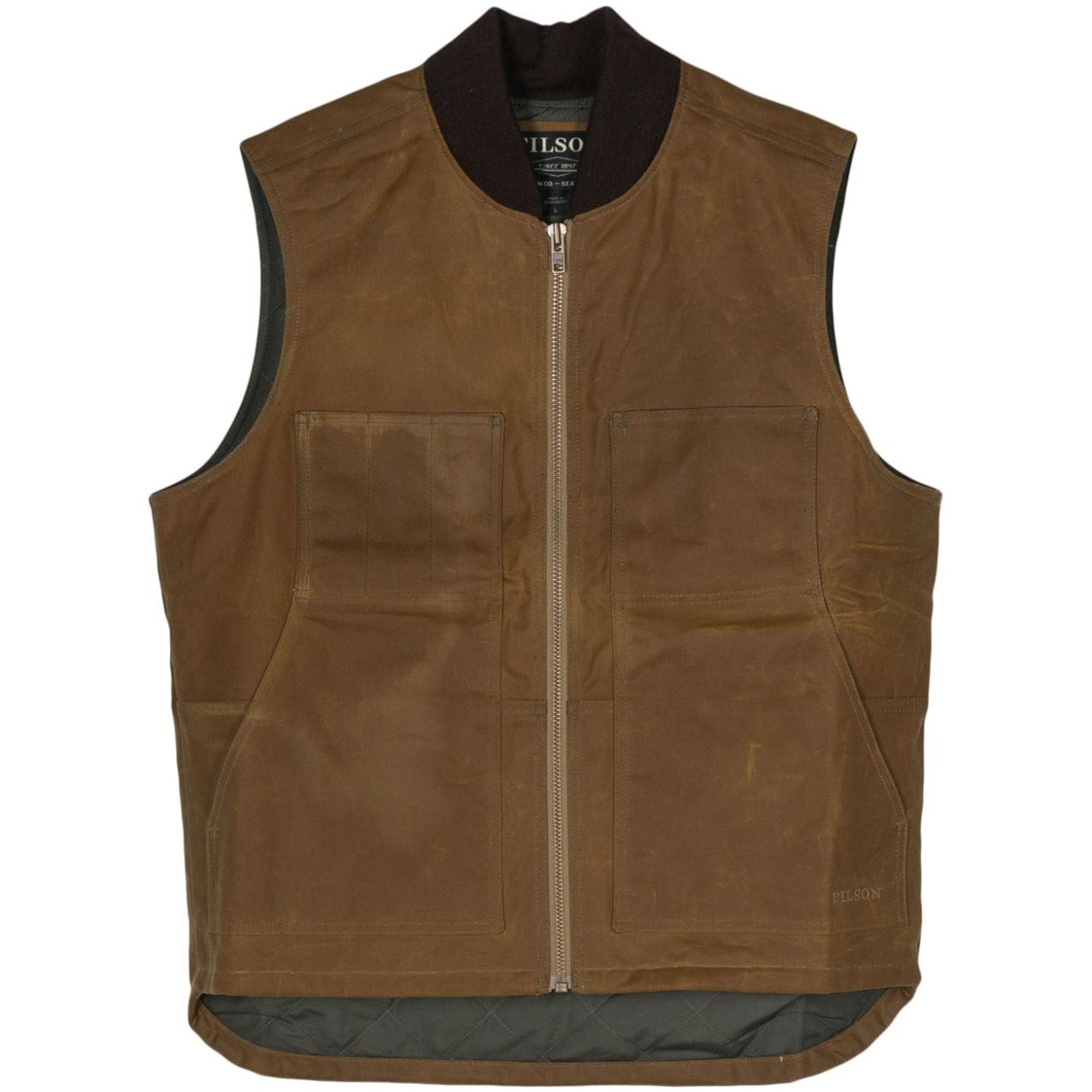 Gilet de travail isolé en toile de fer Fmgil0001240 Filson vista0