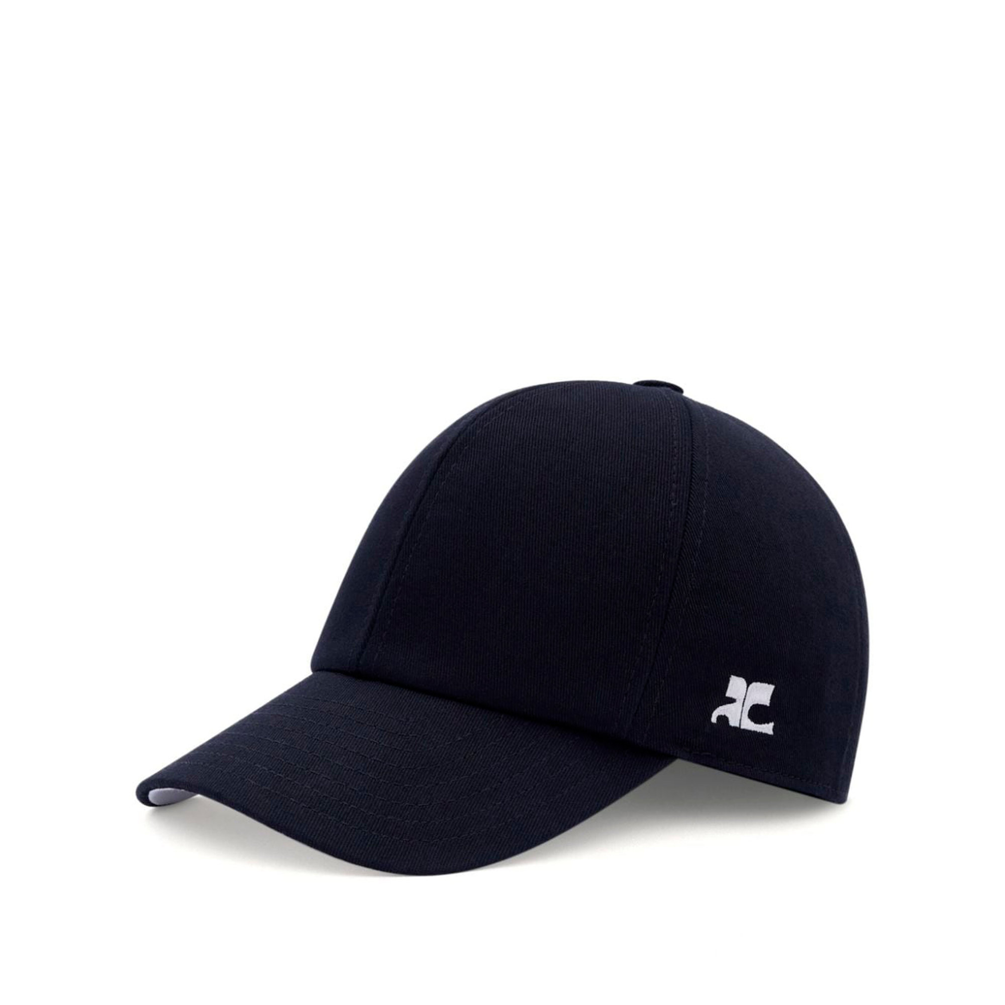Casquette en coton brodée 124act033co0024 COURREGES vista0