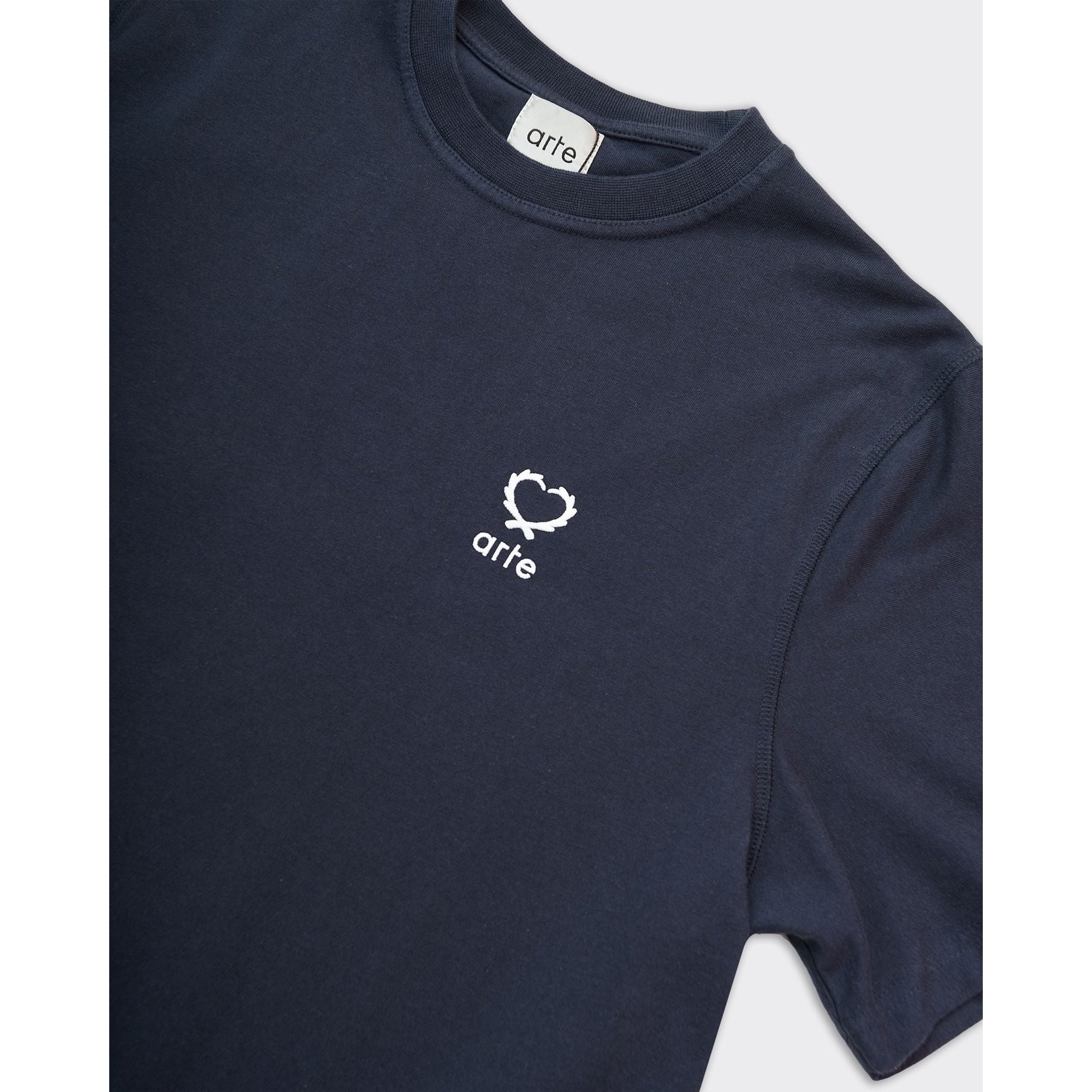 T-shirt Teo Petit Cœur Bleu Marine Arte Antwerp vista1