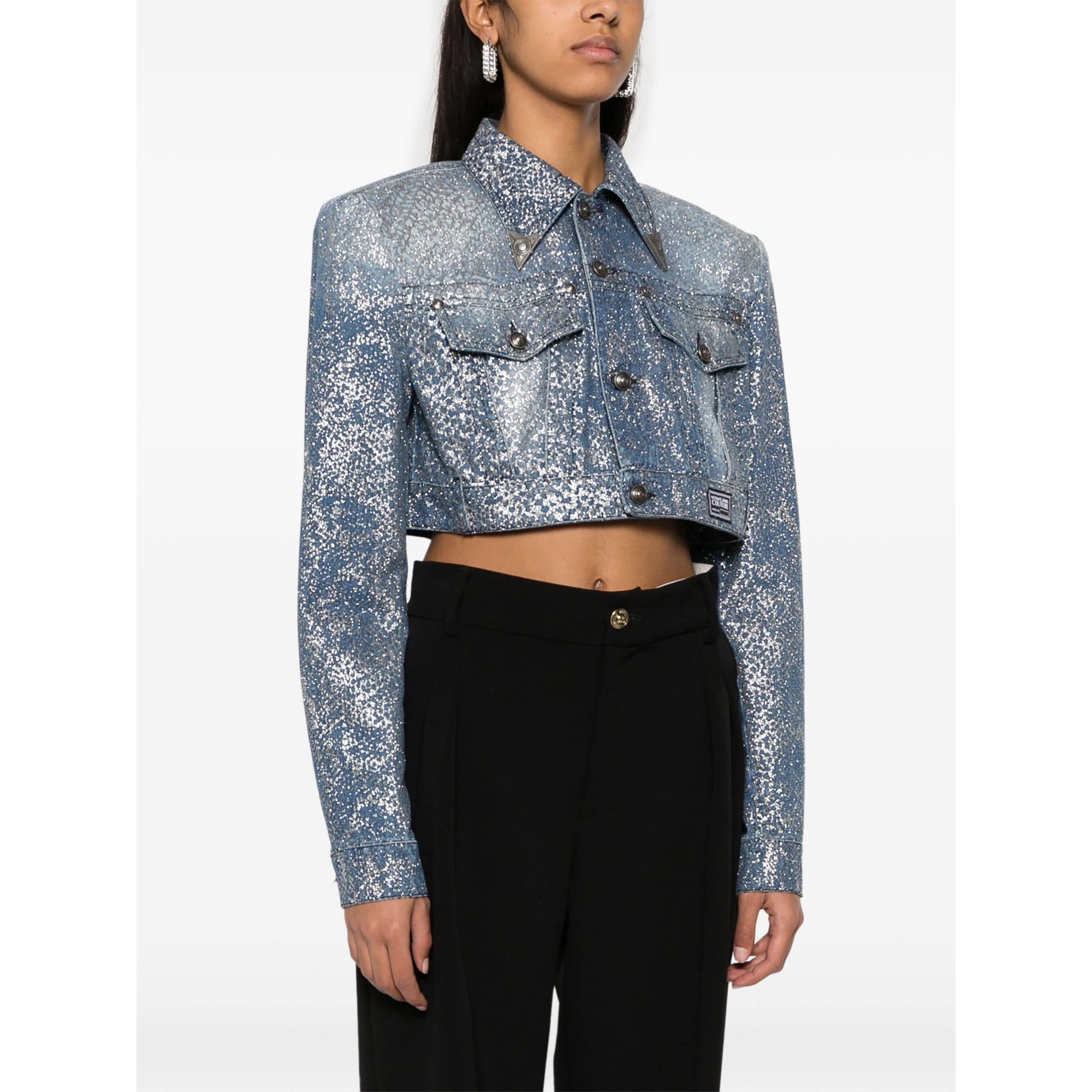 Boxy Jacket 76has458ds013m30 Versace Jeans Couture vista2