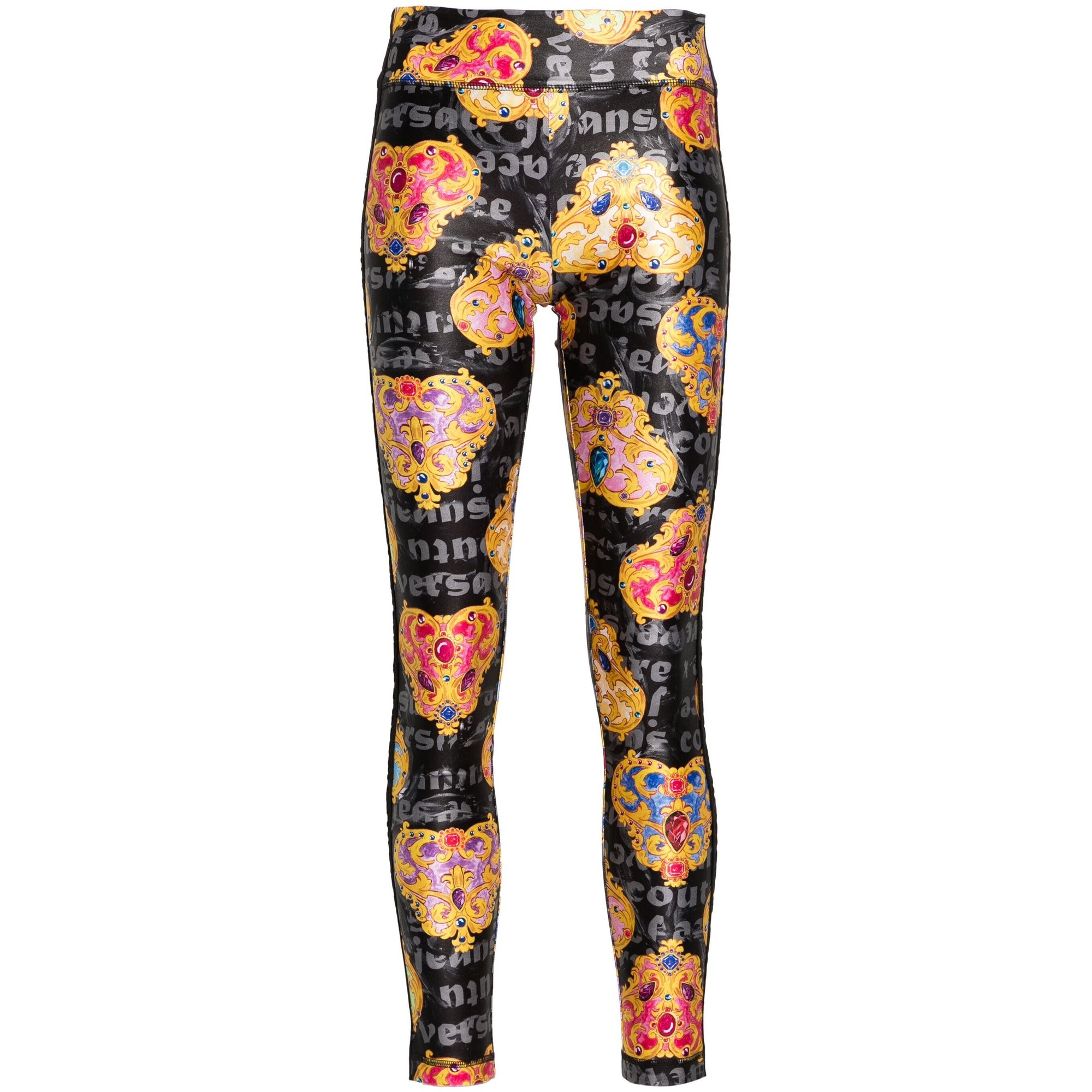 Jean jegging Fouseux avec bande latérale 76hac114js348 Versace Jeans Couture vista0