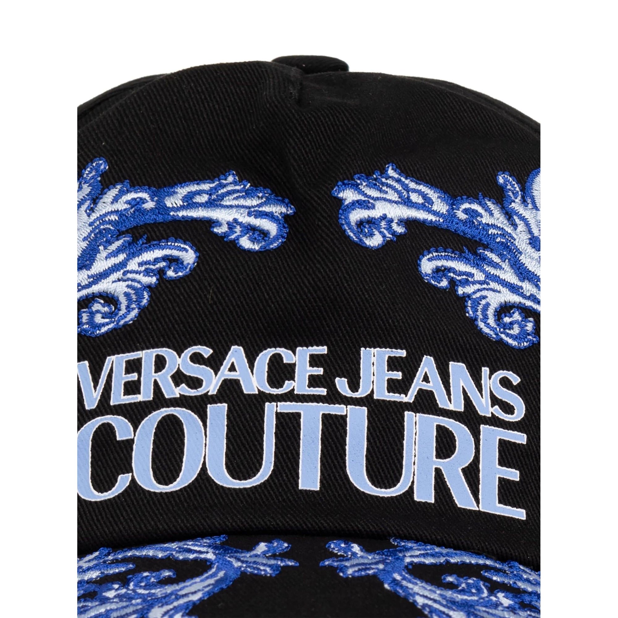 Casquette de baseball avec une découpe au milieu Hat 76gazk33zg270 Versace Jeans Couture vista2