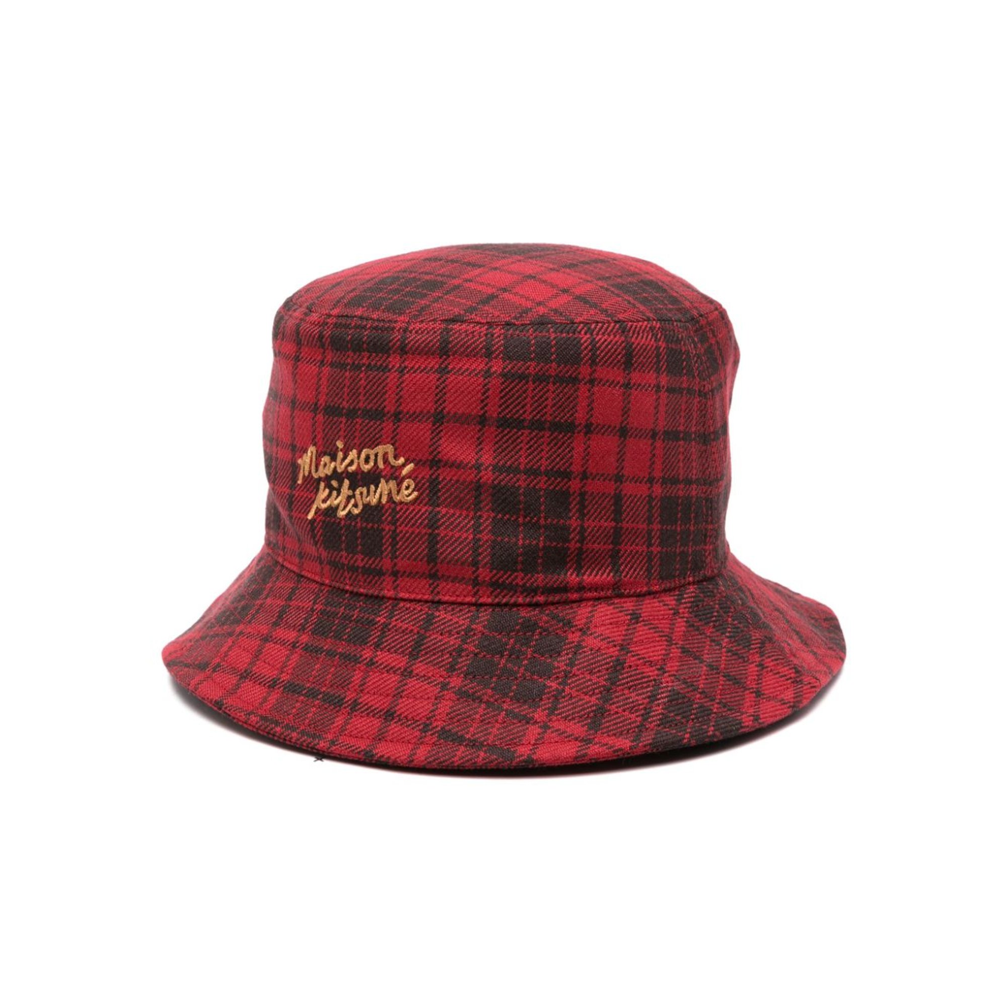 Checked Bucket Hat Lw06114wt0027 Maison Kitsuné vista0