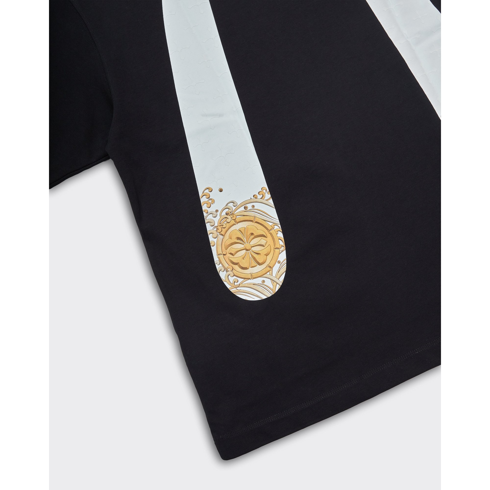 T-shirt Seagull Daicock & Kamon Or Noir Evisu vista3