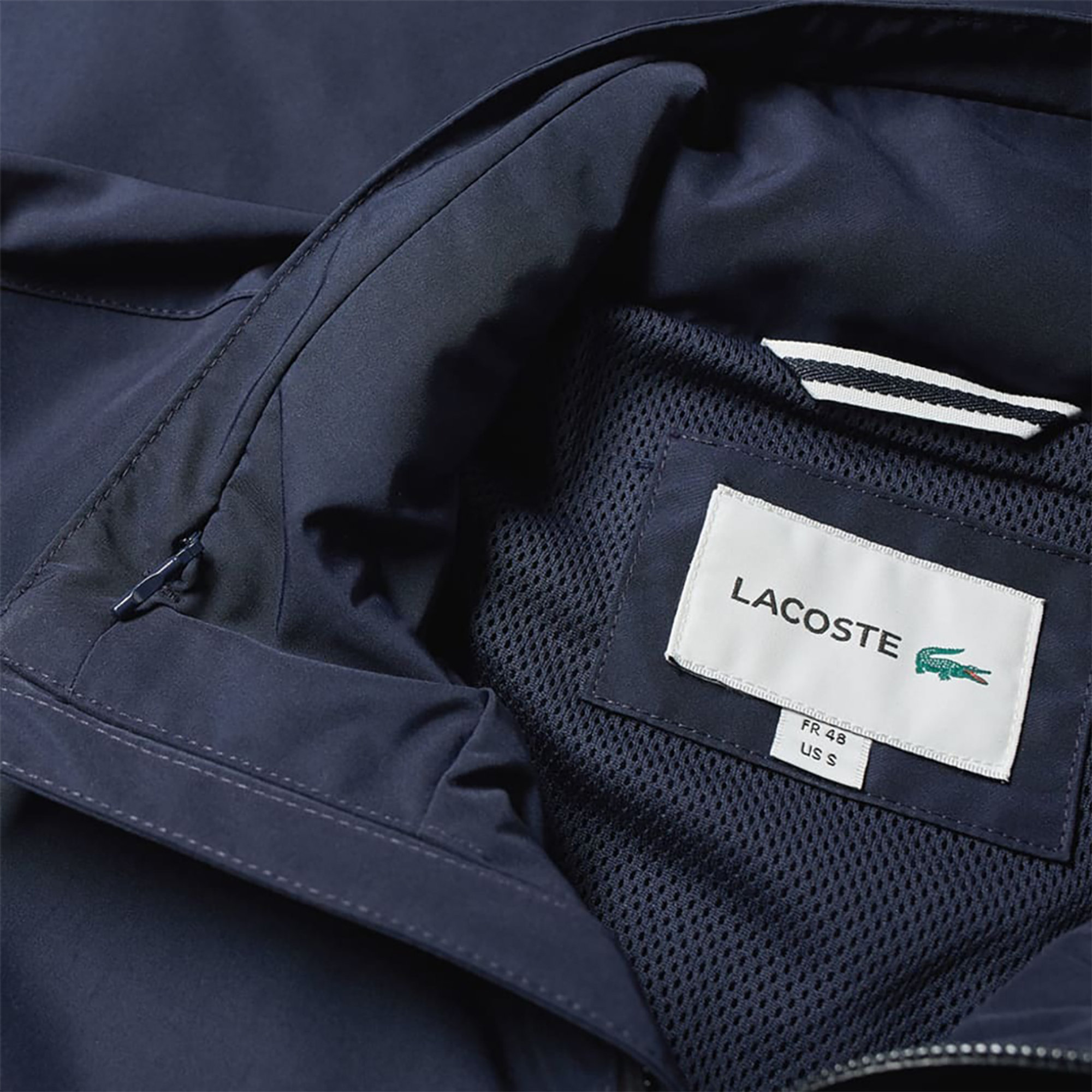Giubbotto Lacoste blu navy Lacoste vista4