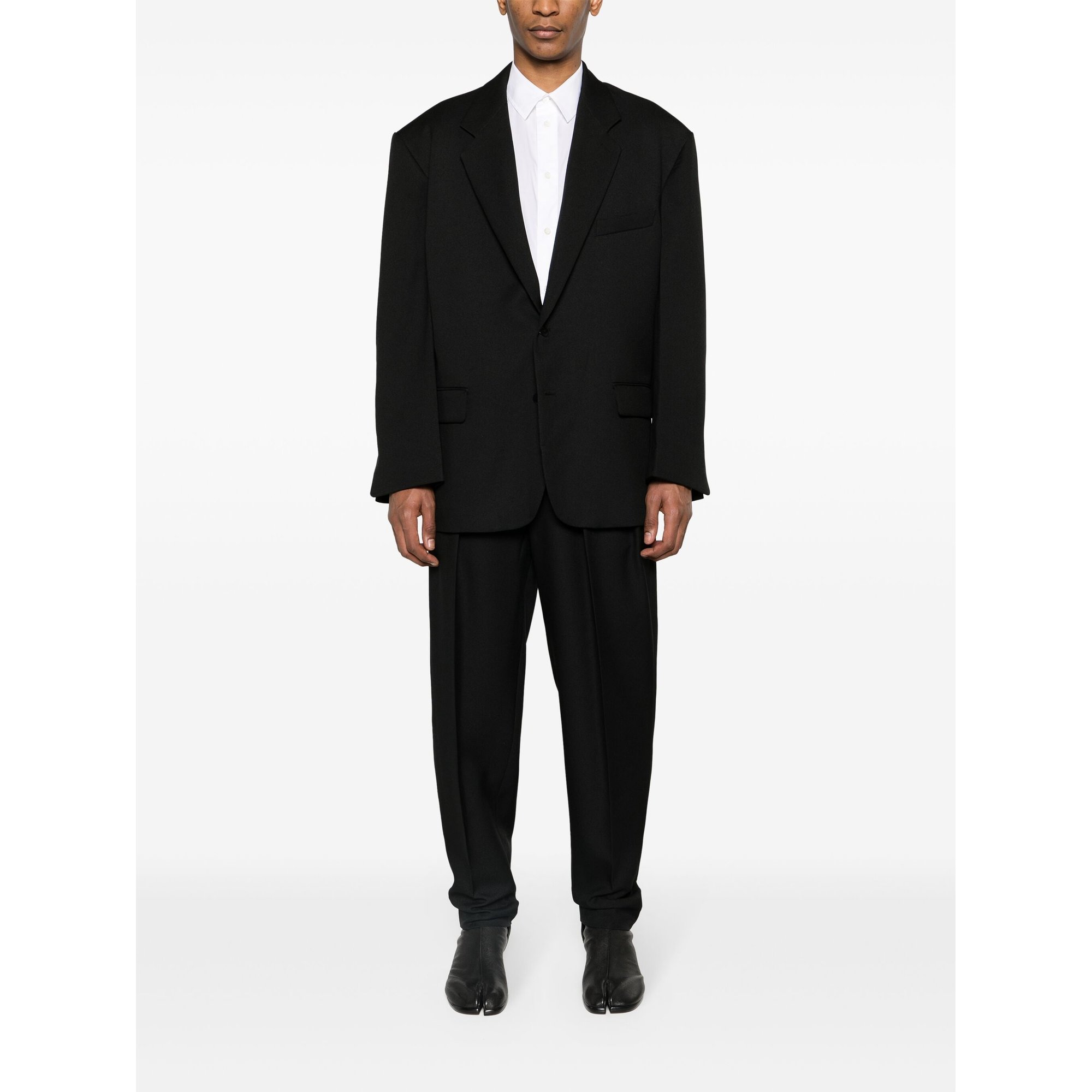 Pleated Tapered Trouser Ran03p105 Random Identities vista1