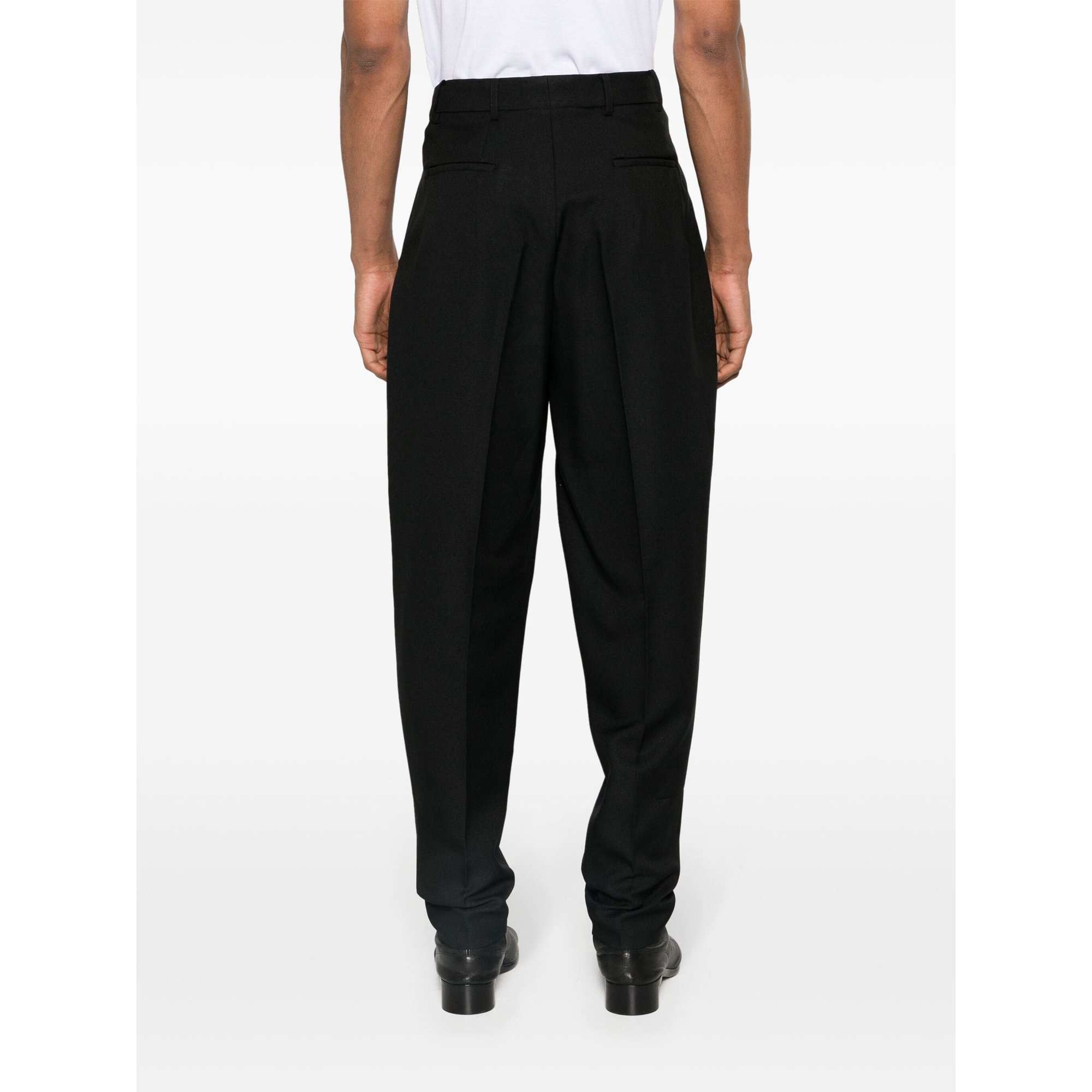 Pleated Tapered Trouser Ran03p105 Random Identities vista3