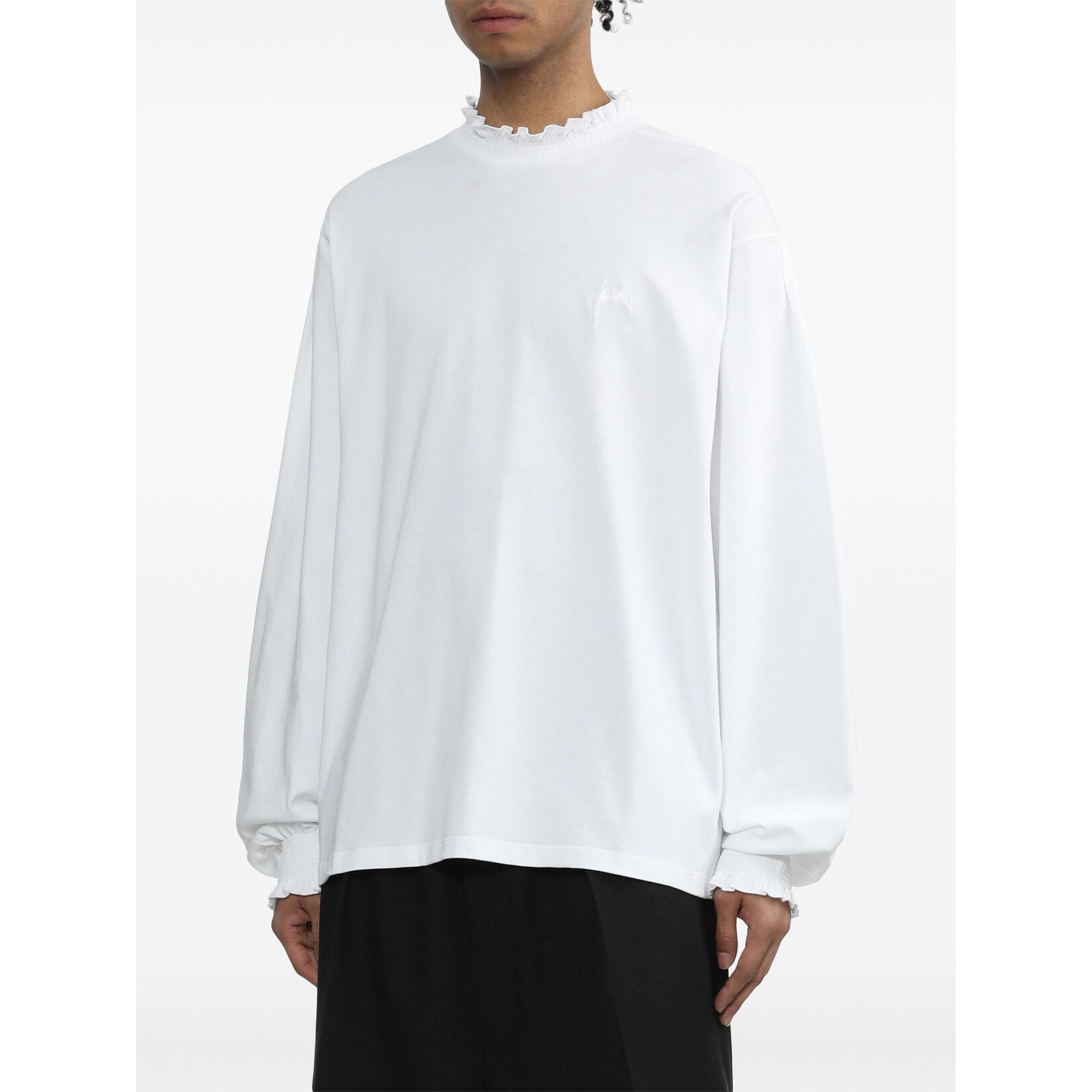 ls T-shirt With Bra Logo Ran03t003 Random Identities vista2