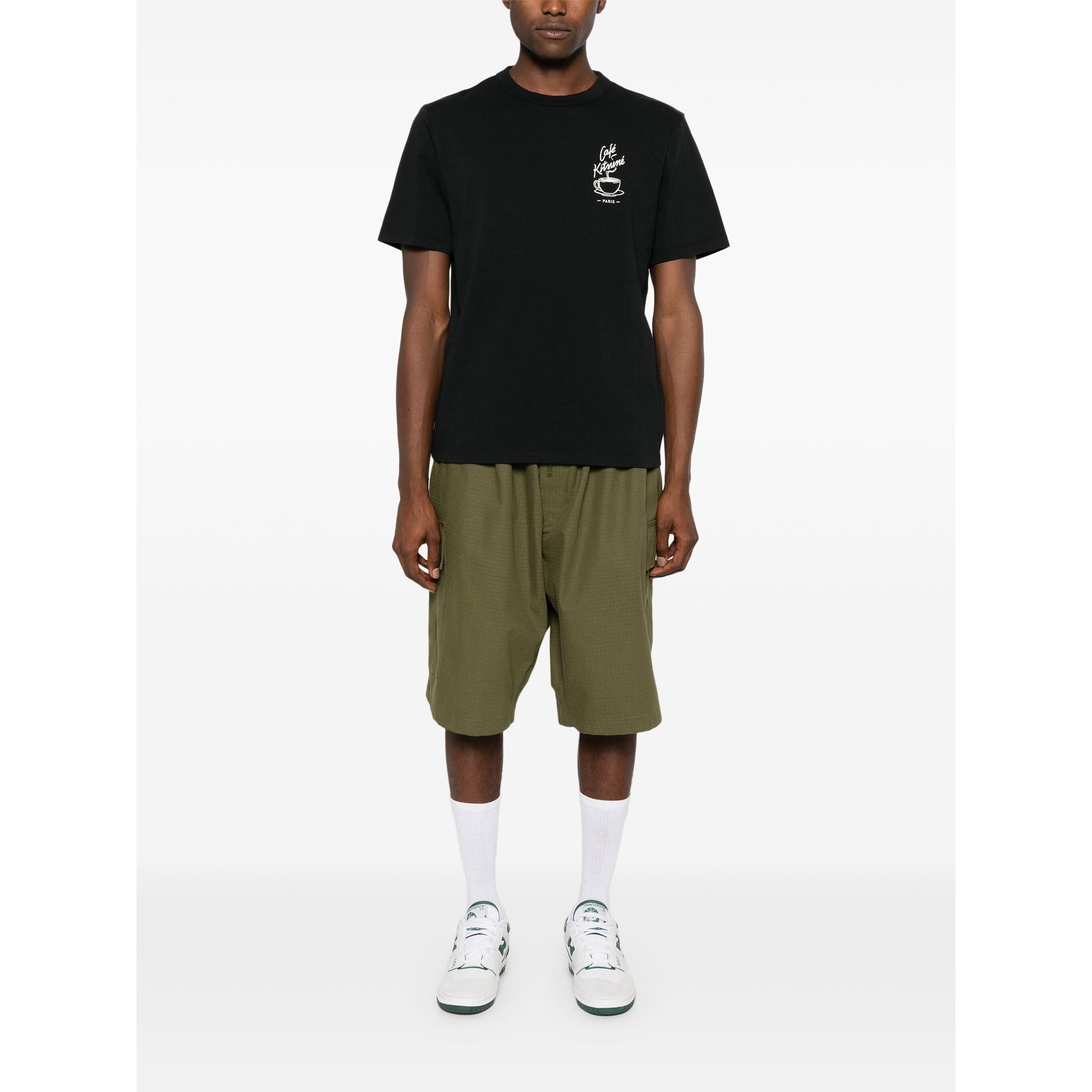 Cafe Kitsune Coffee Cup Relax Tee-shirt Spcknpmu00102 CAFÉ KITSUNÉ vista1