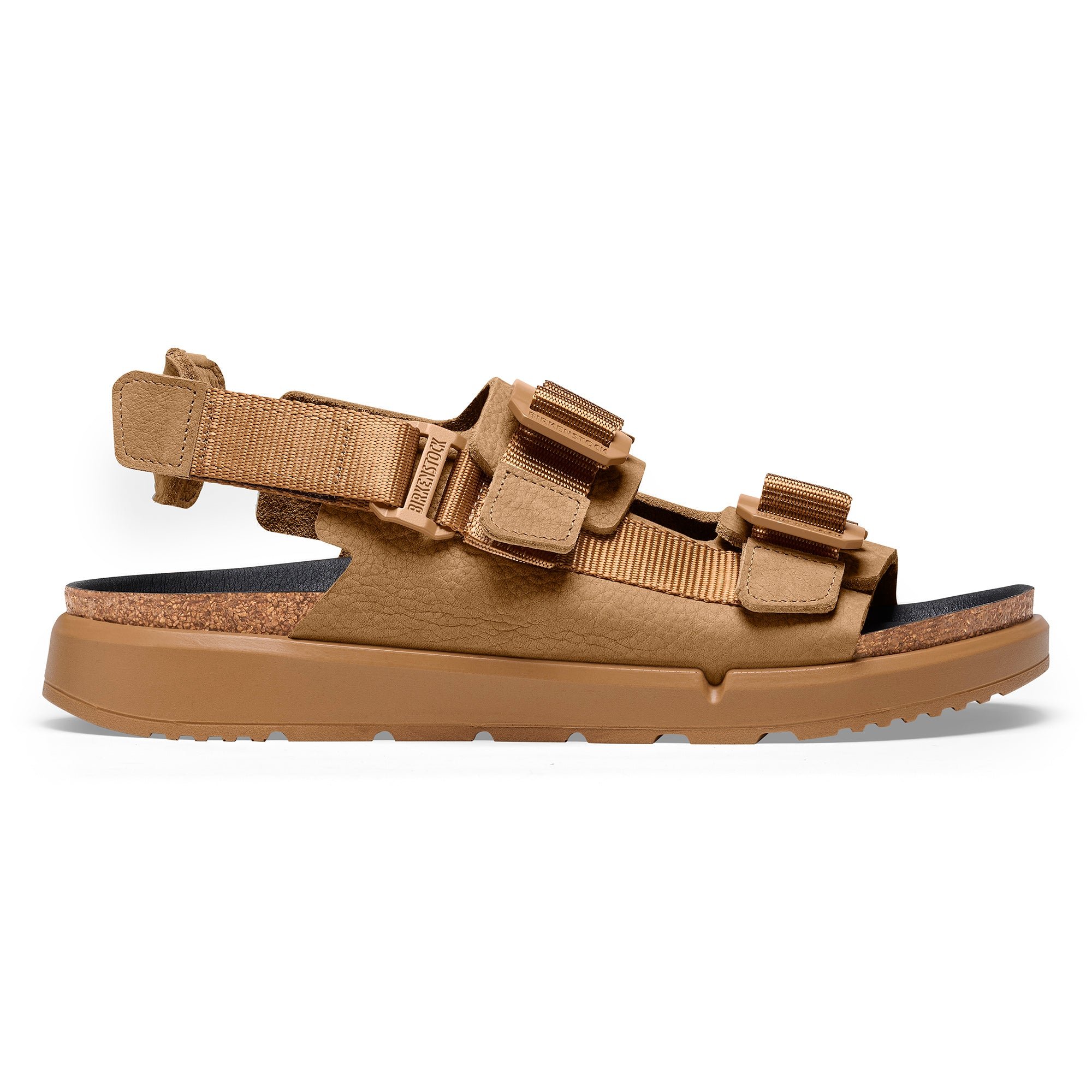 Birkenstock Shinjuku Liège Marron, Cuir Nubuck/textile - Fit Régulier Homme Birkenstock vista3