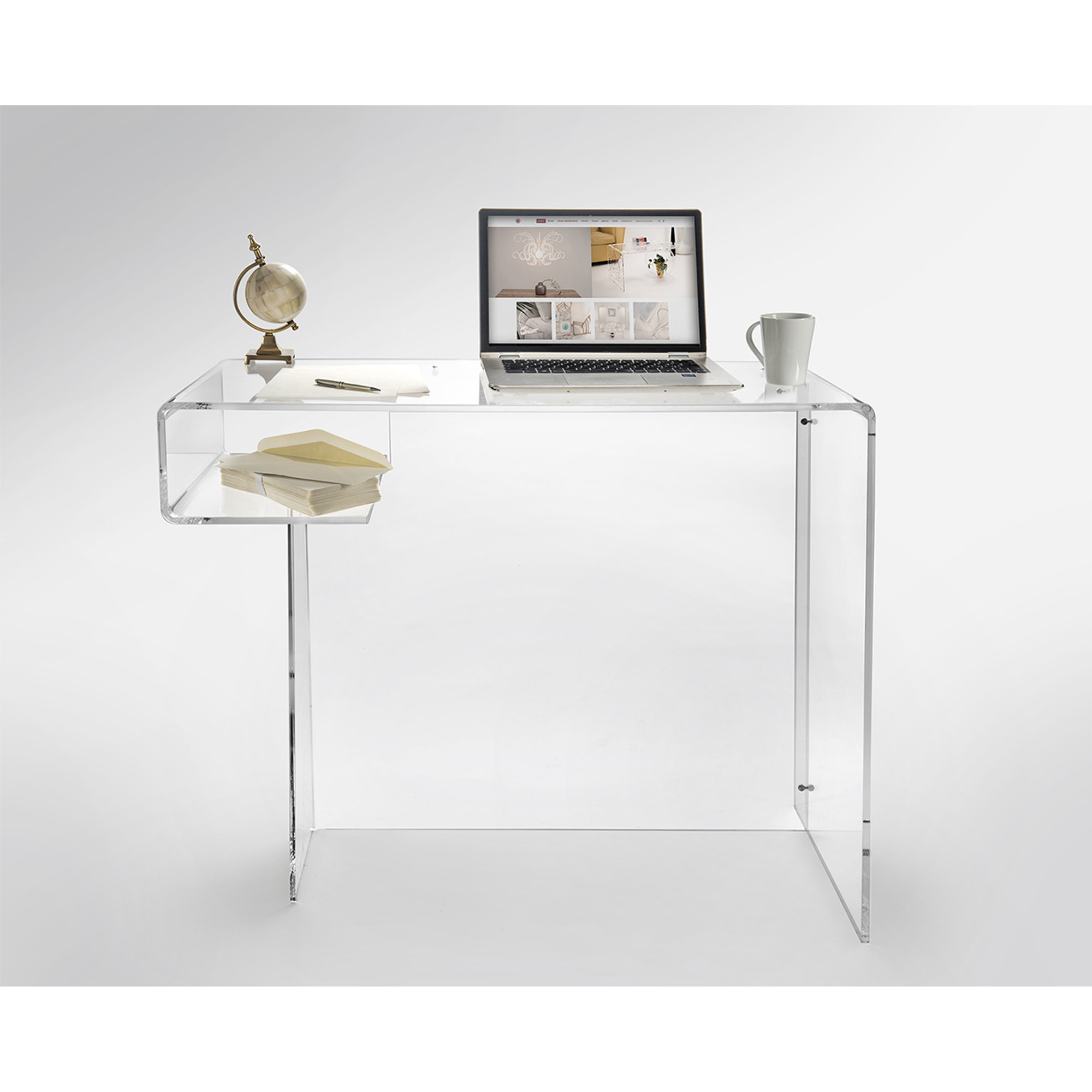Scriptorium home office trasparente Iplex vista1