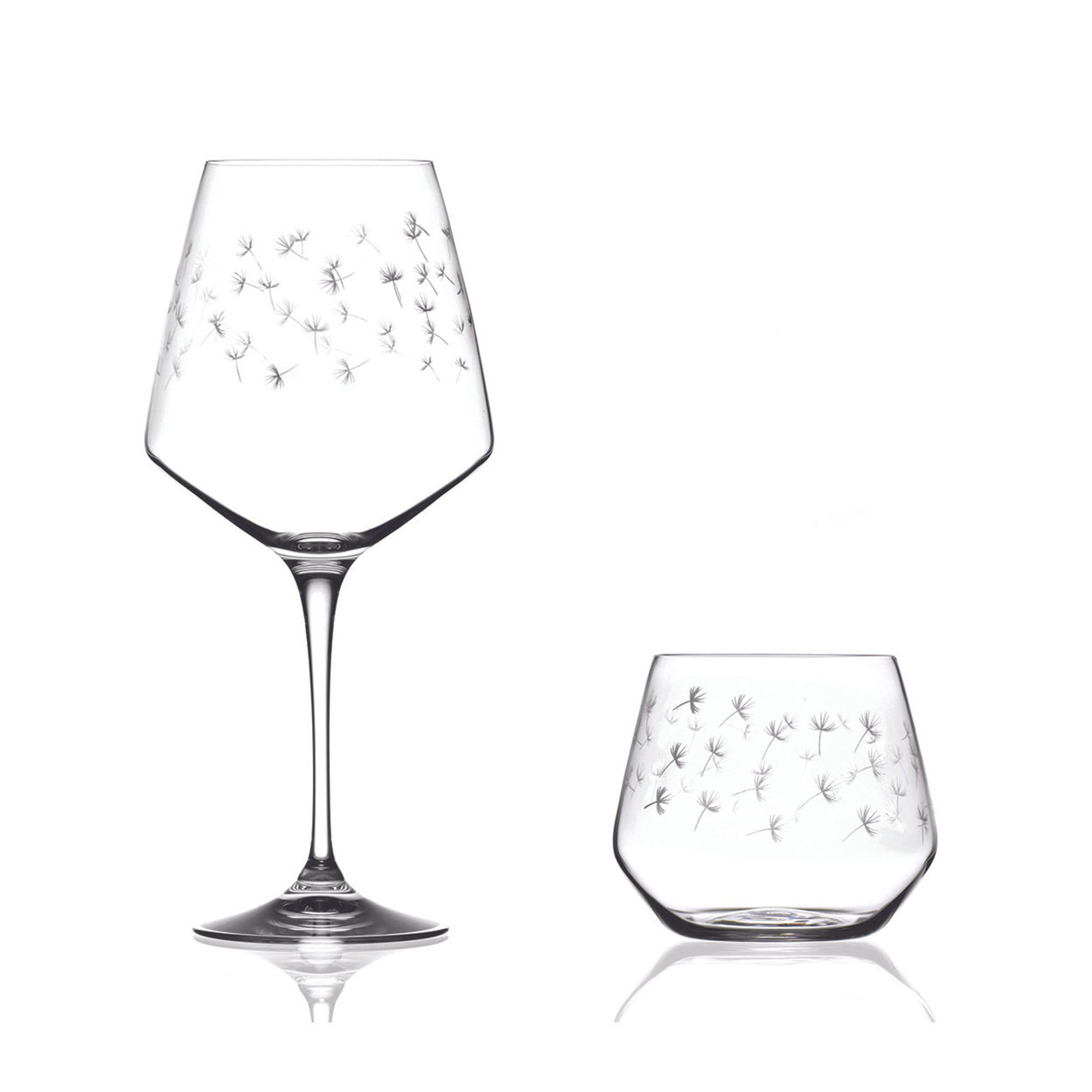 Ensemble de 2 verres à eau + vin en cristal - CRYSTAL WISHES RCR vista2