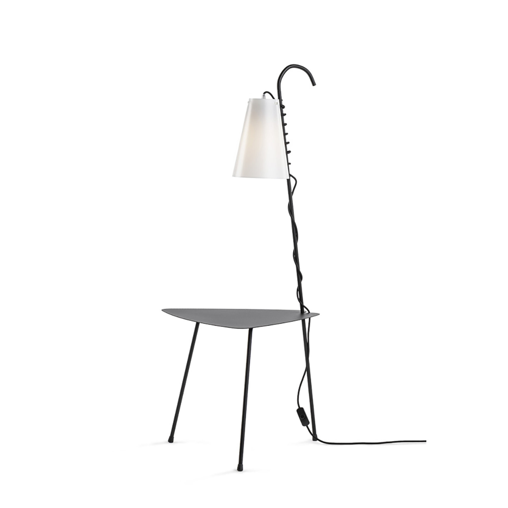 Lampada da terra Chiara, nero Emporium vista1