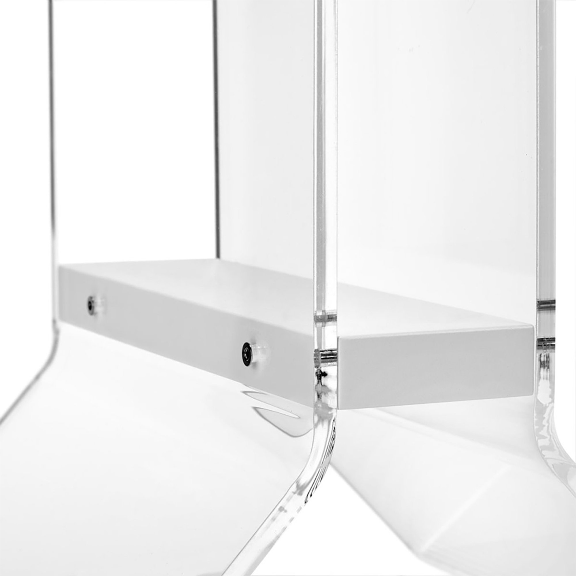 Tavolino Portariviste Ideo, bianco Emporium vista1