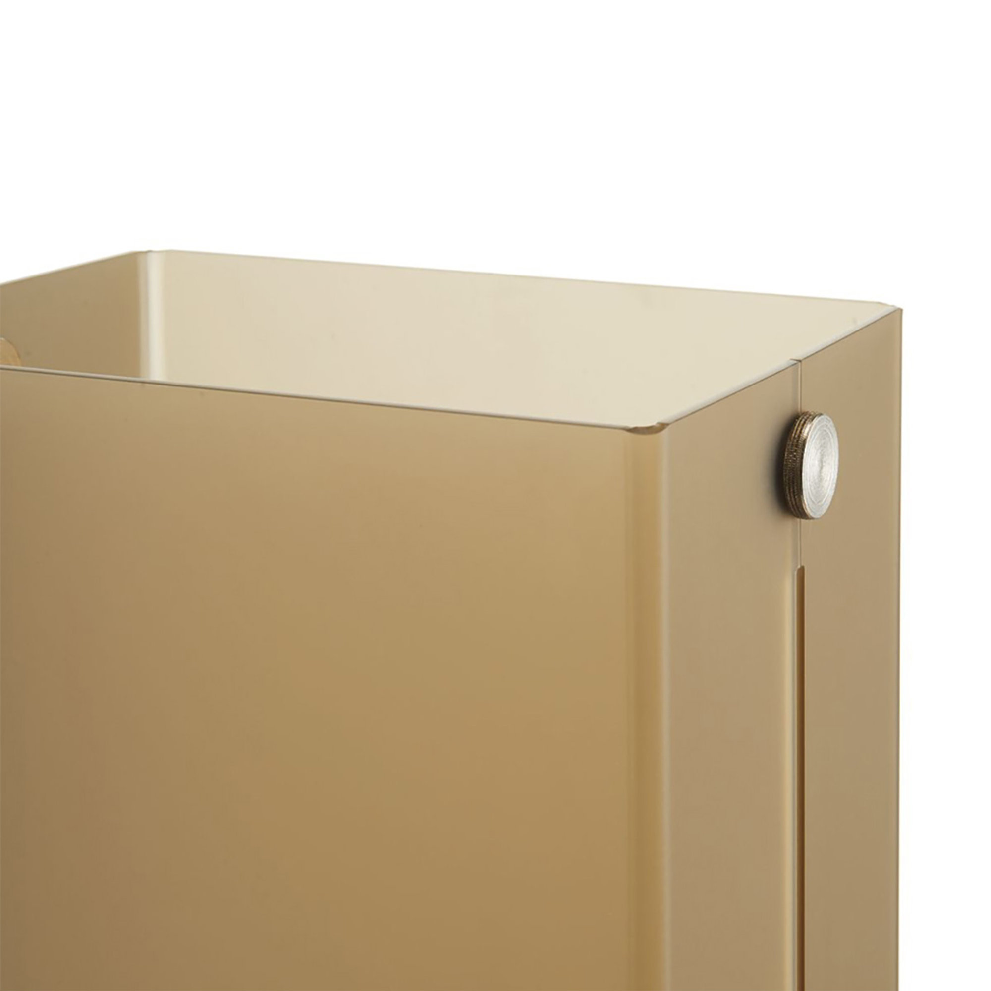 Ikeda umbrella stand, satin-finished smoky brown Emporium vista1