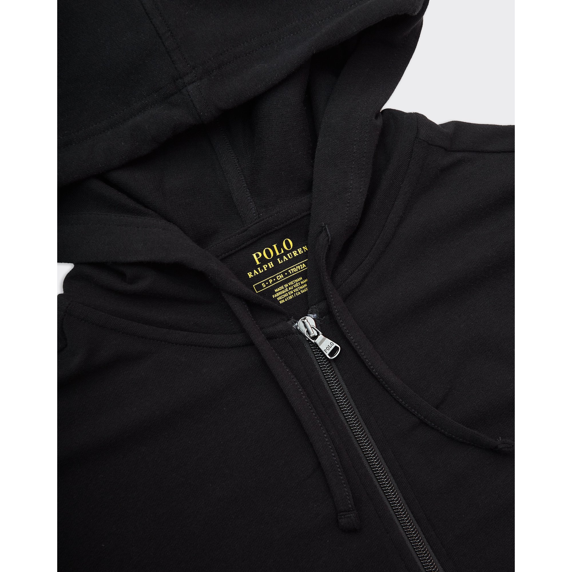 Sweat à Capuche Zippé Logo Noir Polo Ralph Lauren vista2