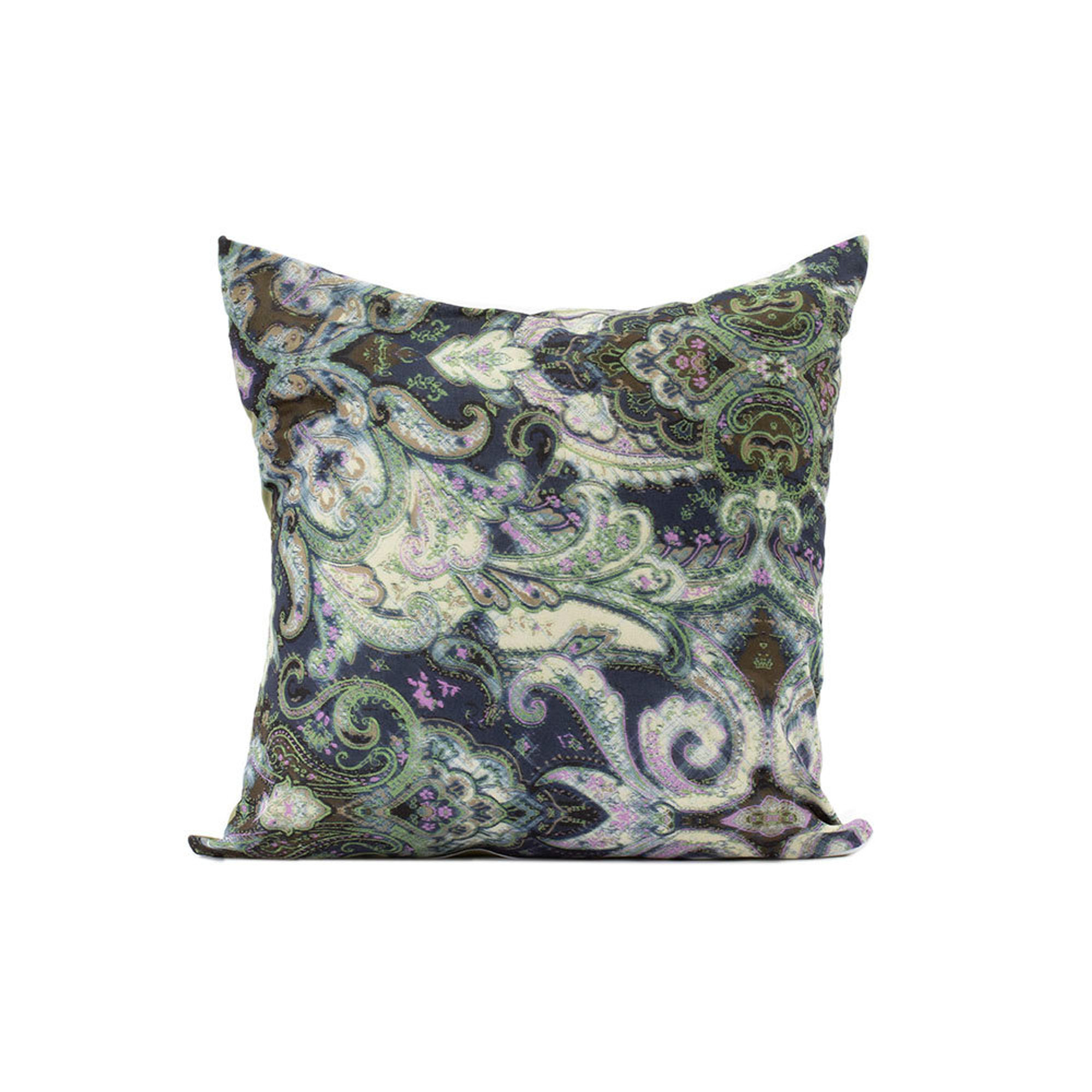 Venta de archivo - Cojín decorativo reversible diseño "Fiorentino" salvia M Archive Sale vista4