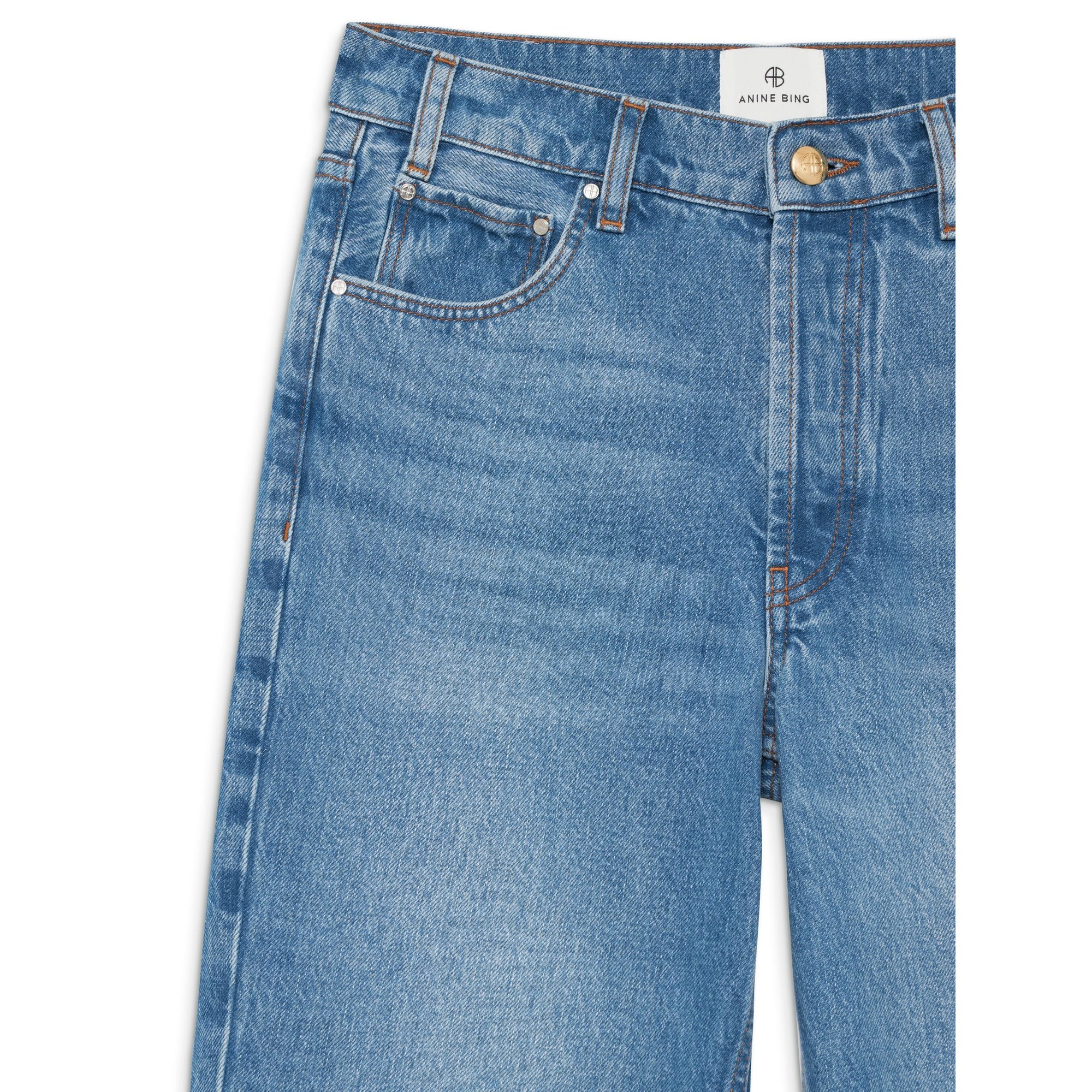 Gavin Long Jean - Atlantic Blue A0610013whd21 Anine Bing vista3