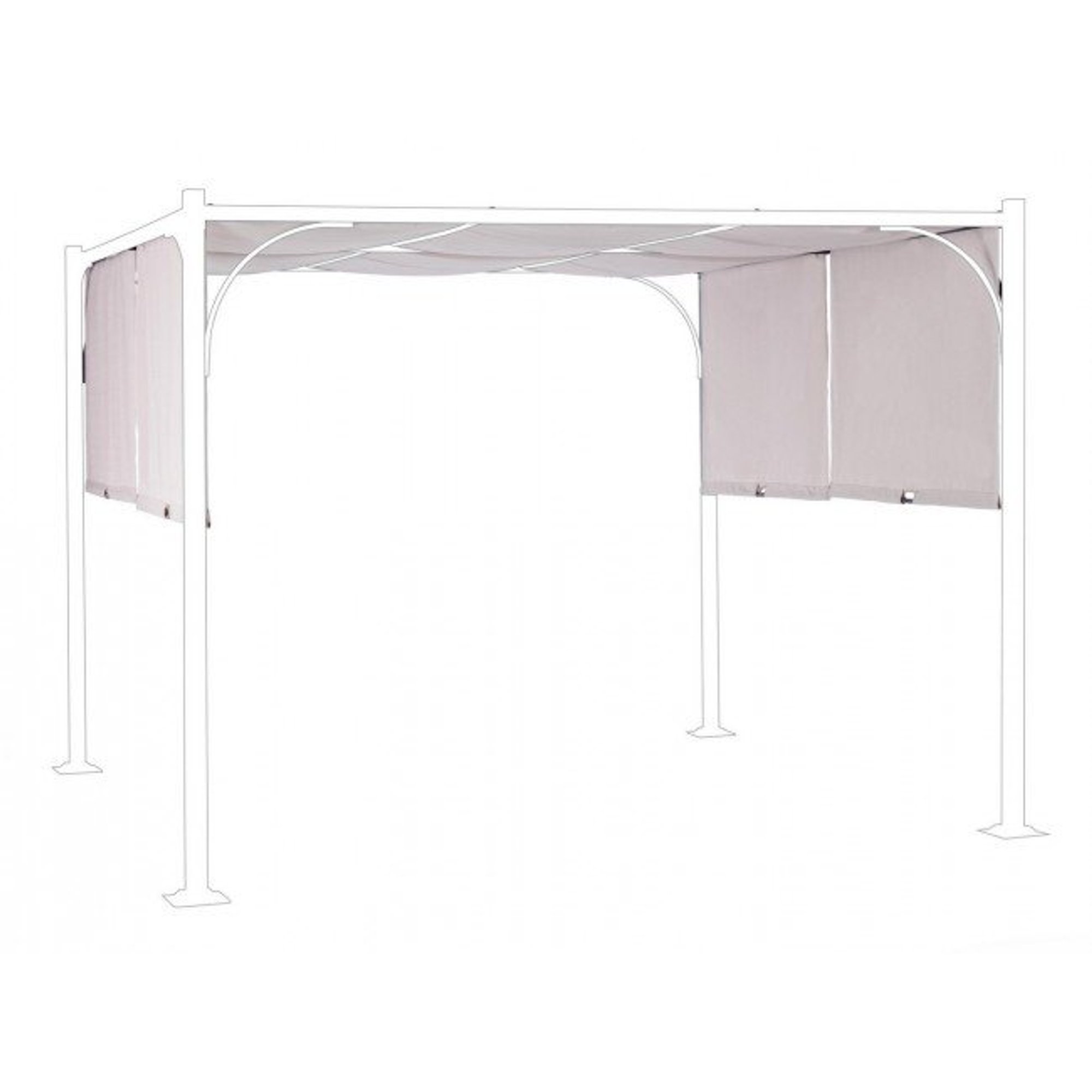 Bizzotto - Telo Gazebo slide 3x3 grigio Archive Sale vista0