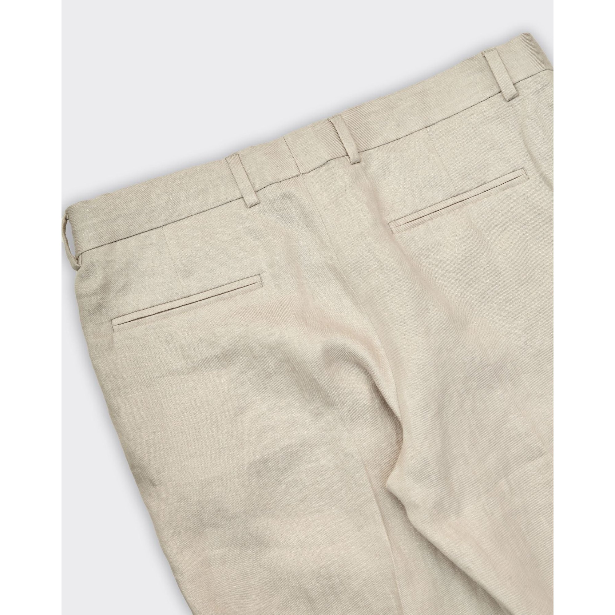 Pantalon Will Regular Lino Sabbia Selected Homme vista3