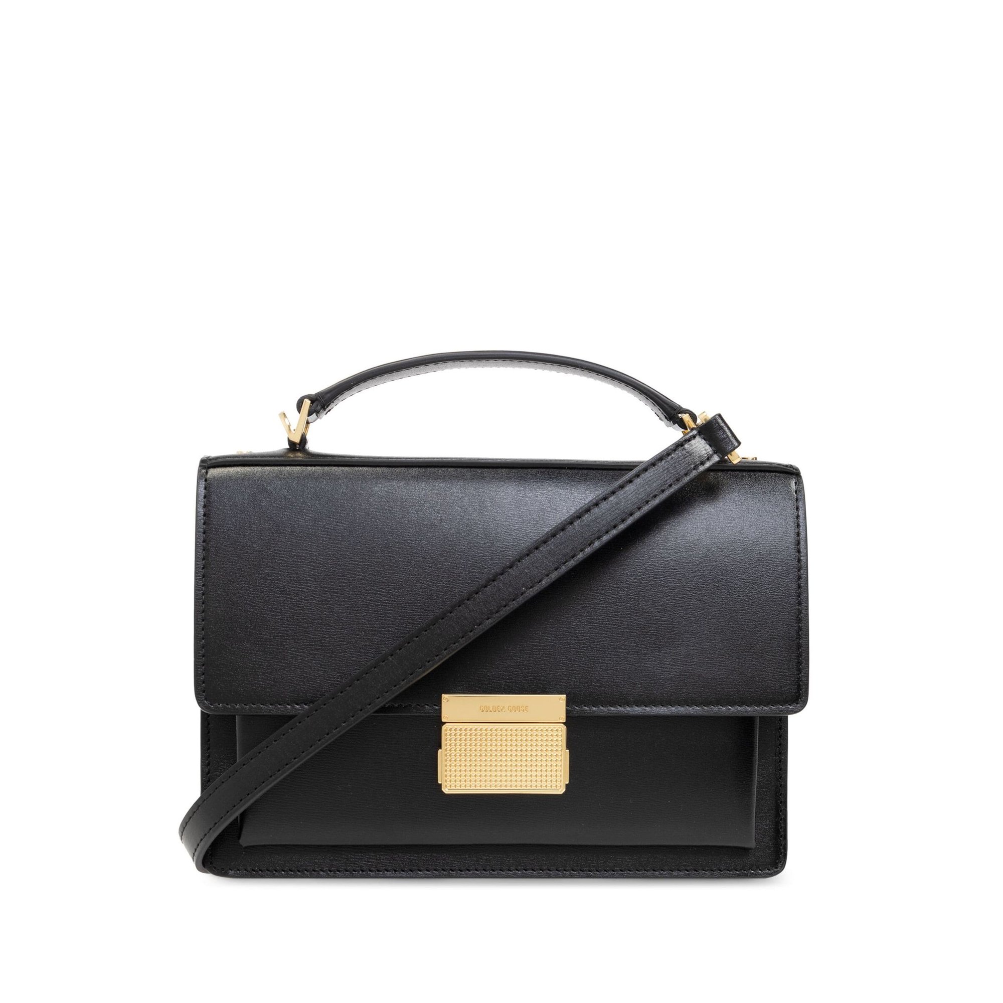 Venezia Bag Palmellato Leather Body Gold Metal Details Gwa00467a00056590100 GOLDEN GOOSE vista0