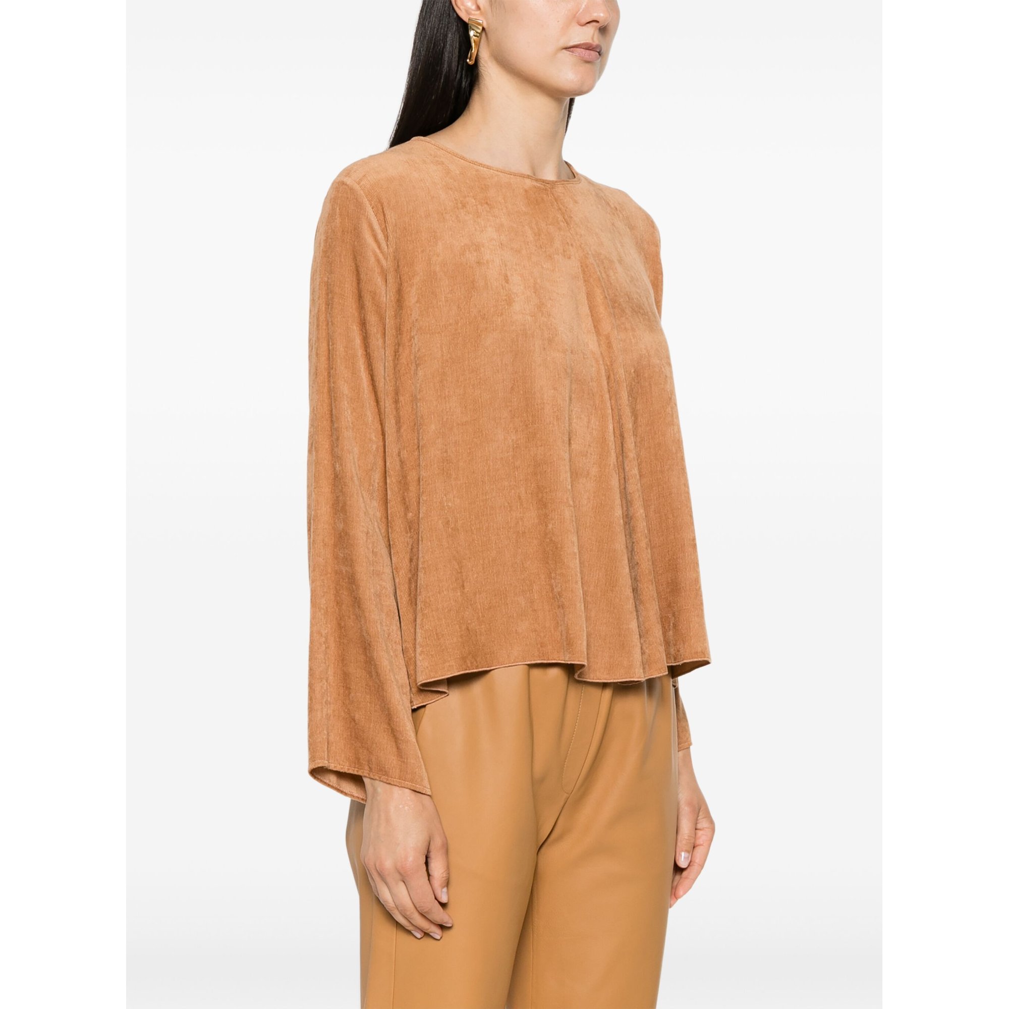 Matte Corduroi Long Sleeves Top 12854myshirt Forte_Forte  vista2