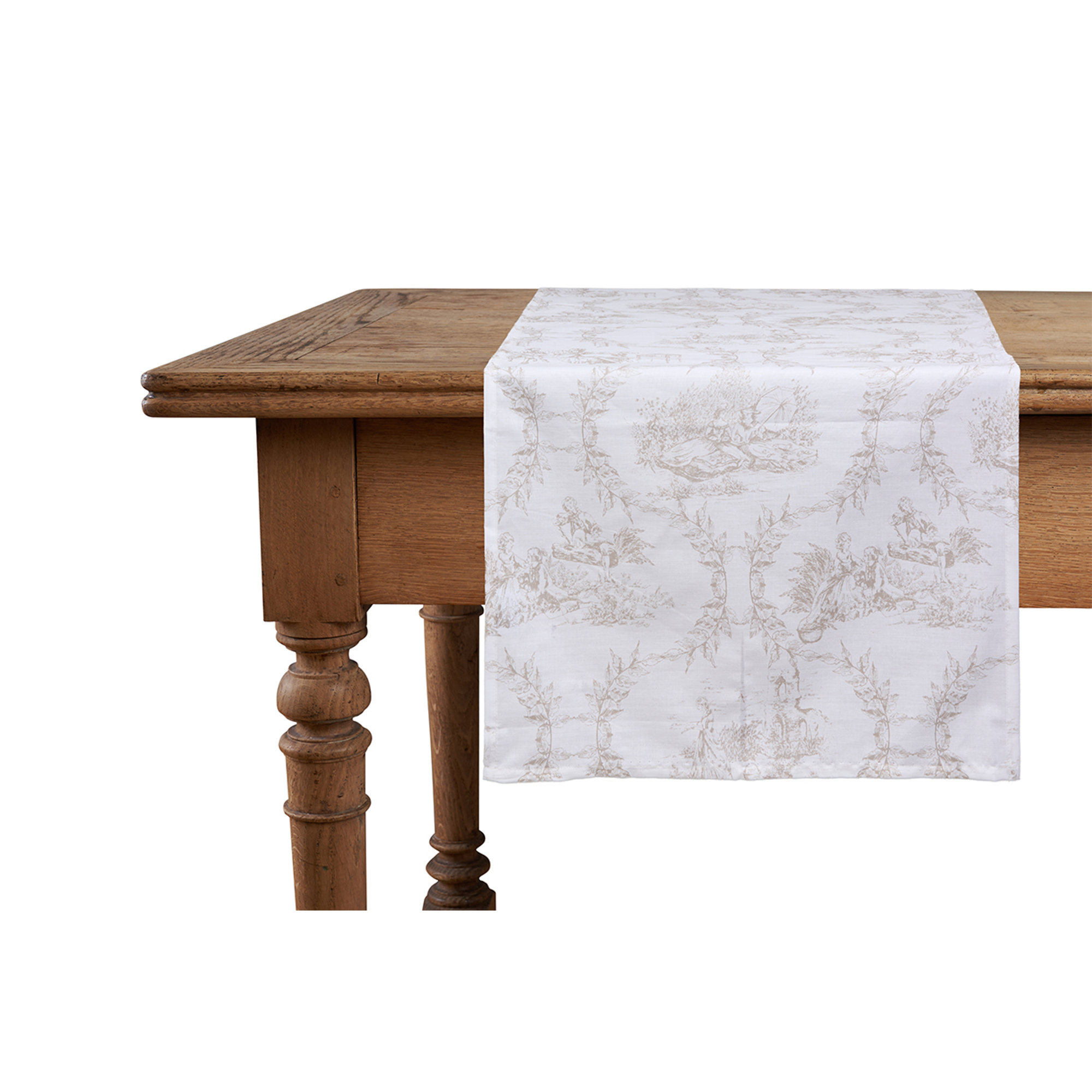 Runner Cotone Toile de Jouy Camargue Toile De Jouy vista0