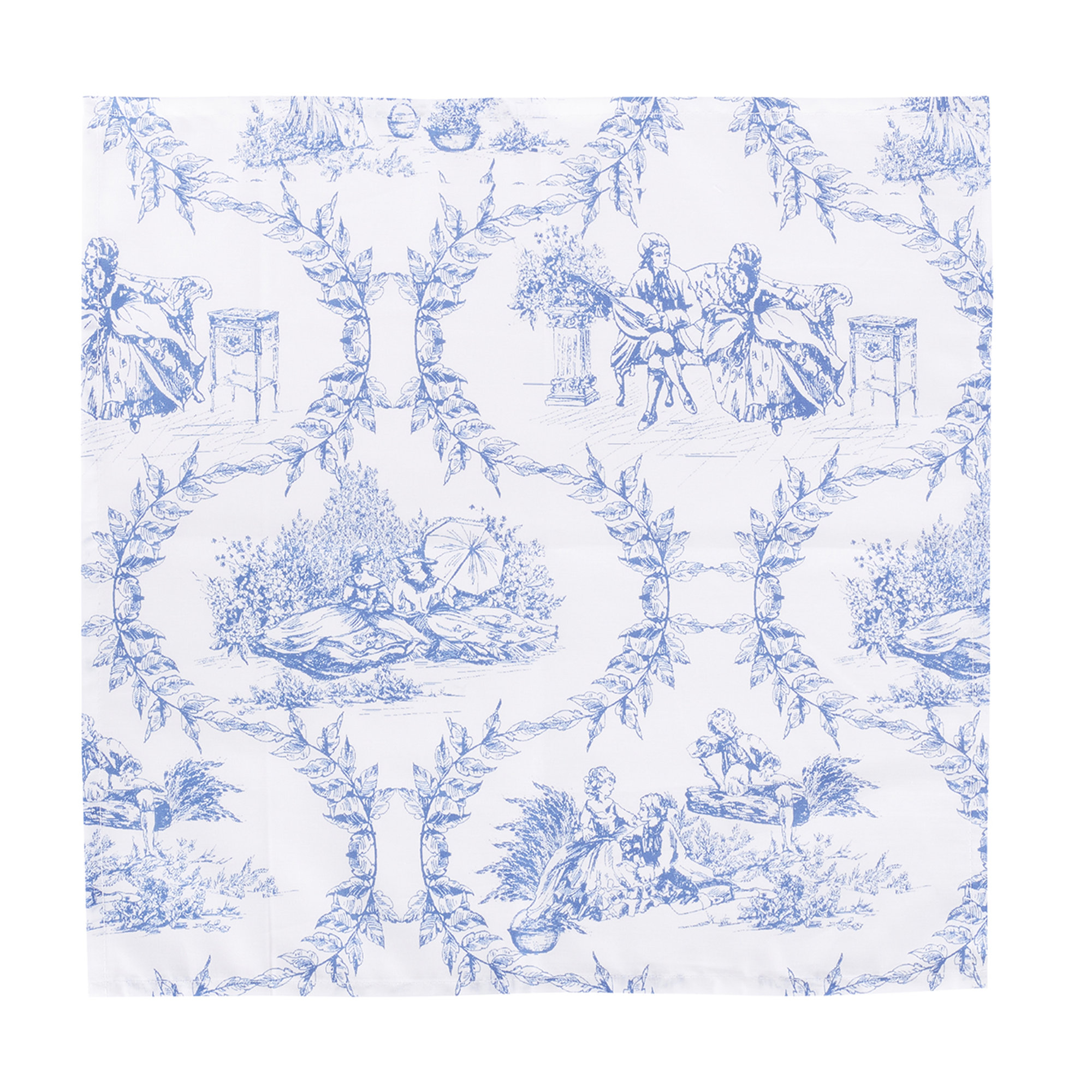 6 Tovaglioli Cotone 45x45 cm Toile de Jouy Olimpia Toile De Jouy vista3