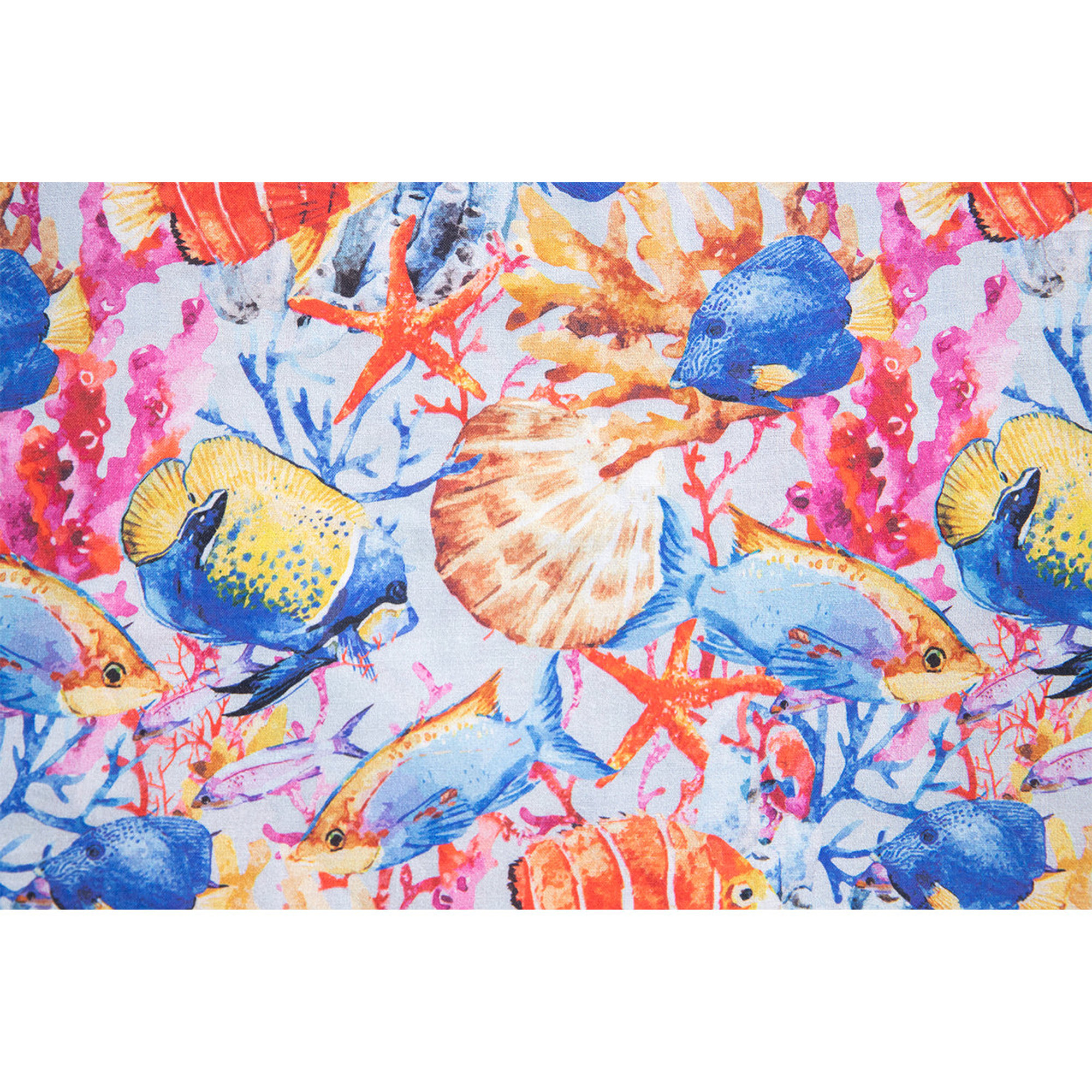 Tropical Fish Cotton Tablecloth Tovaglie & Runner vista1