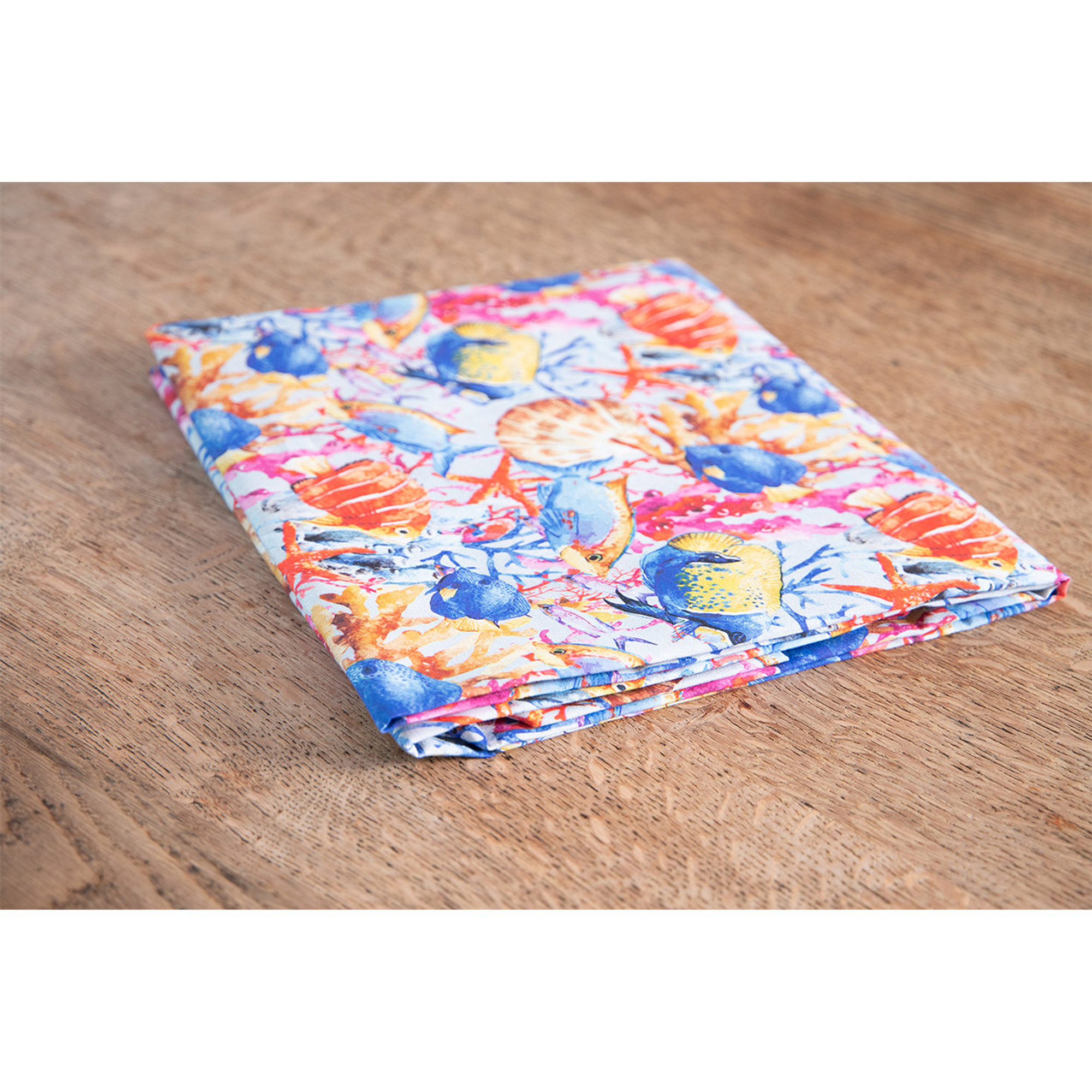 Tropical Fish Cotton Tablecloth Tovaglie & Runner vista3