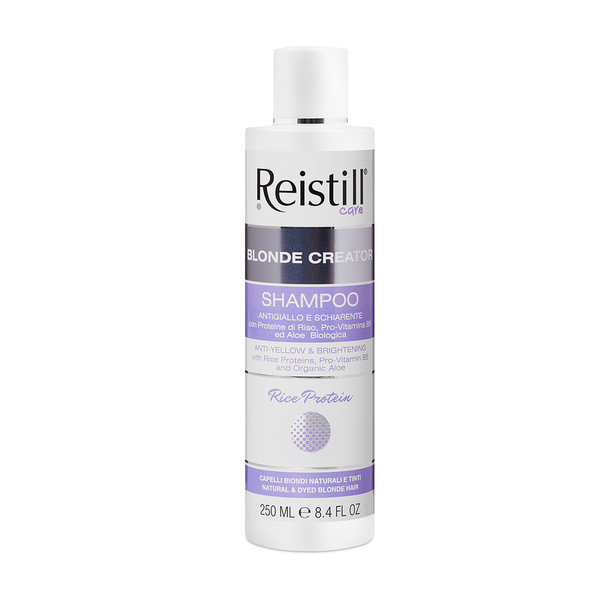 Blonde Creator Shampoo Antigiallo e Schiarente, 250ml Reistill vista0