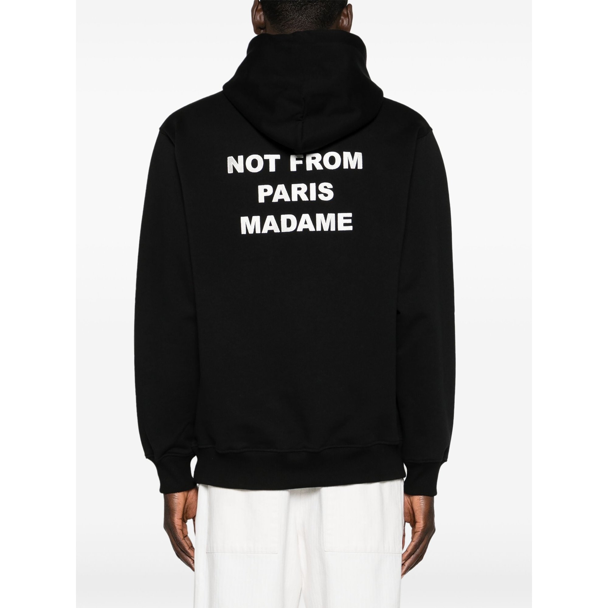 le Hoodie Slogan Permho162co127bl Drole De Monsieur vista3
