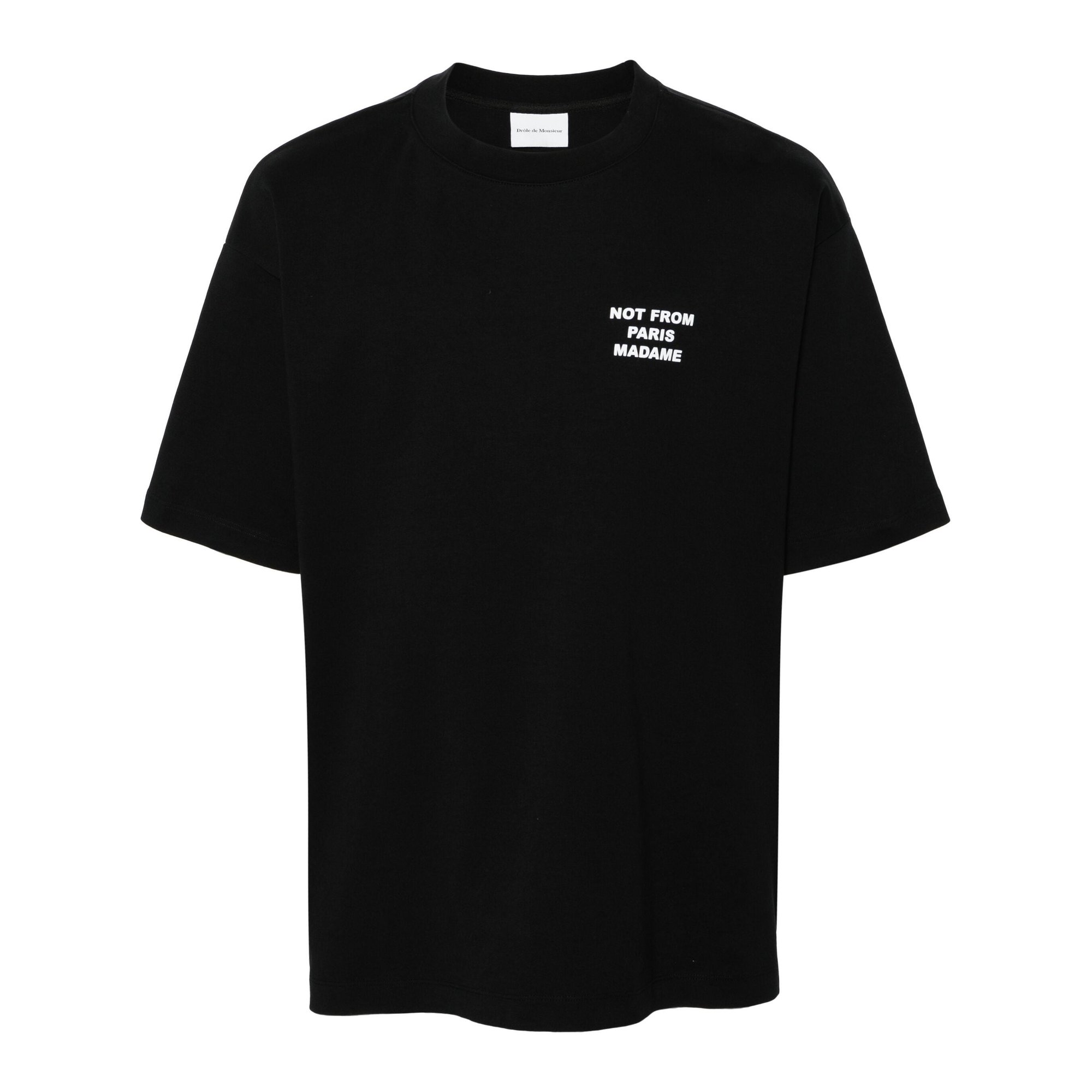 le T-shirt Slogan Permts203co002bl Drole De Monsieur vista0