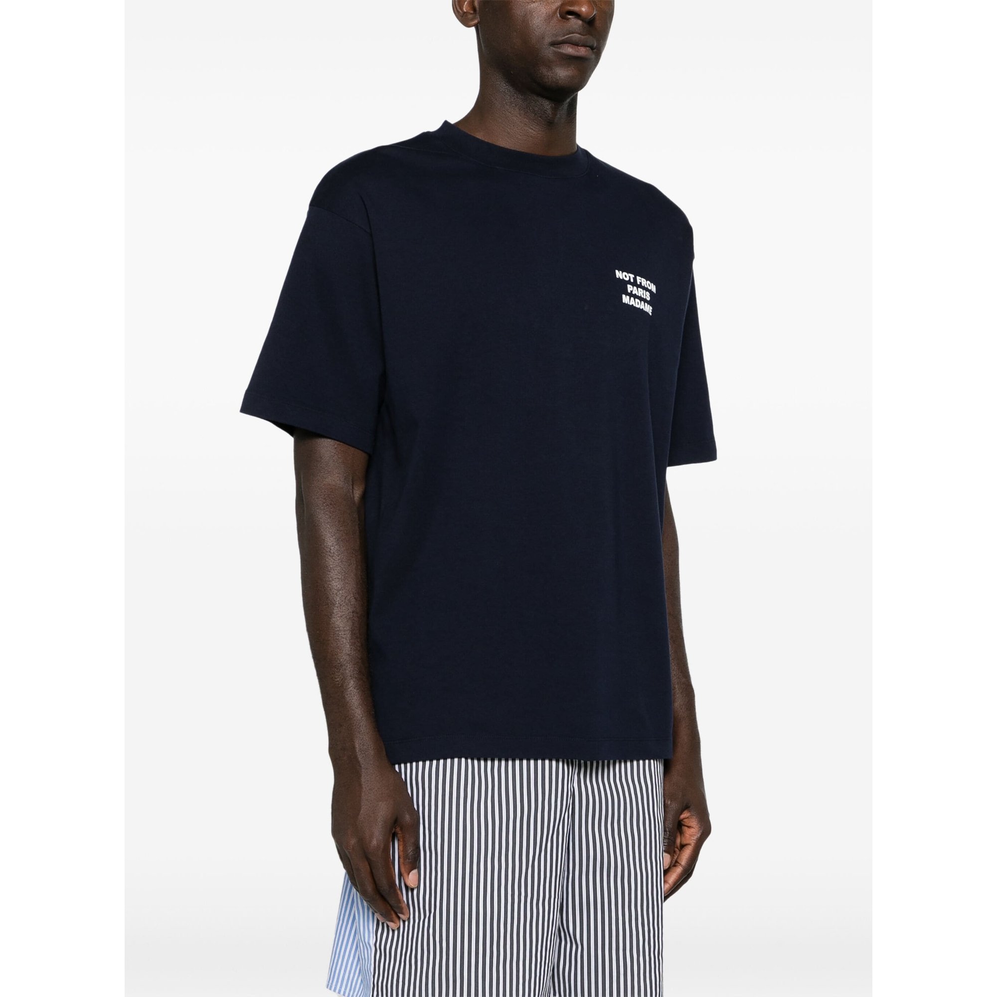 le T-shirt Slogan Permts203co002ny Drole De Monsieur vista3