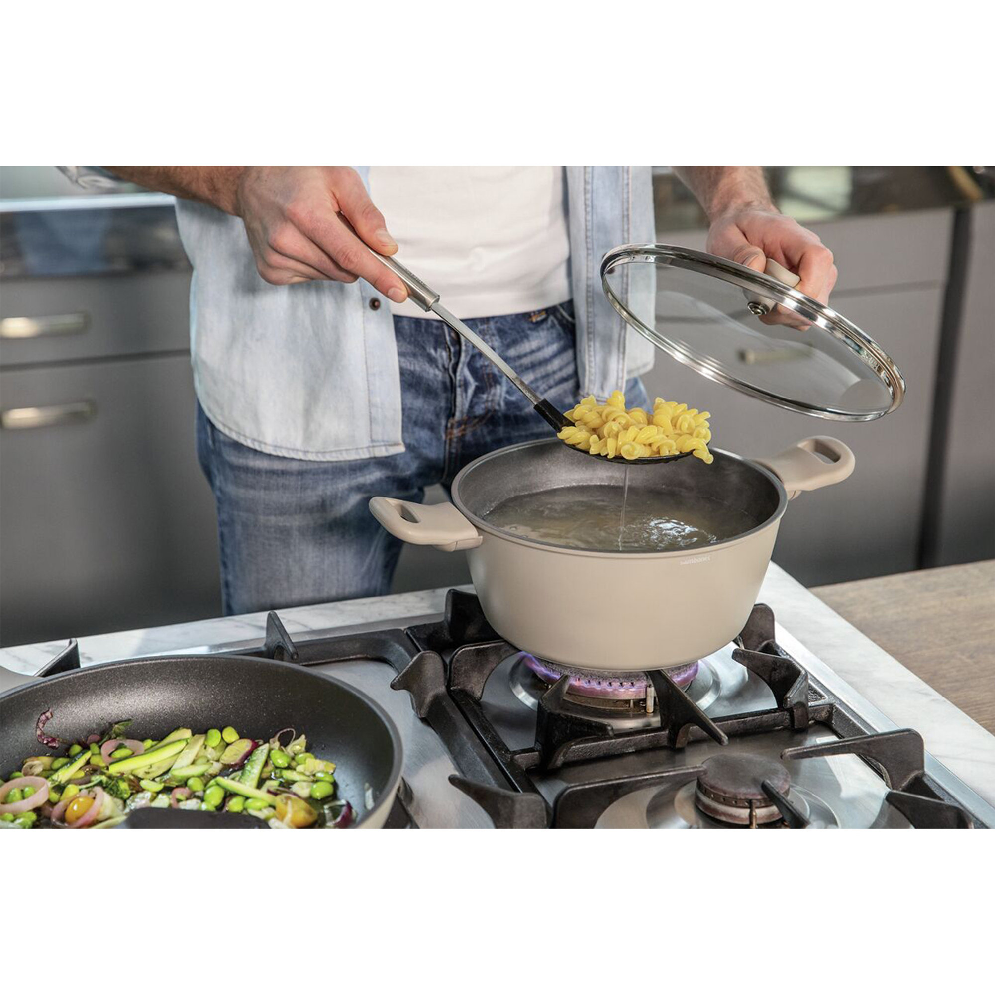 Casseruola alta 2 maniglie - Rotondo - Ø 20,0 cm - h 10,5 cm - 2,300 l - Silver Force Sambonet vista5