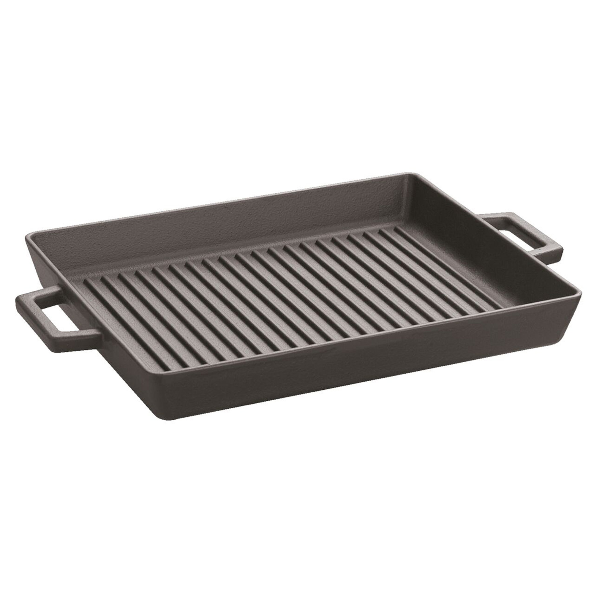 Bistecchiera Cm 26X32 Ghisa Smaltata Nera Paderno vista0