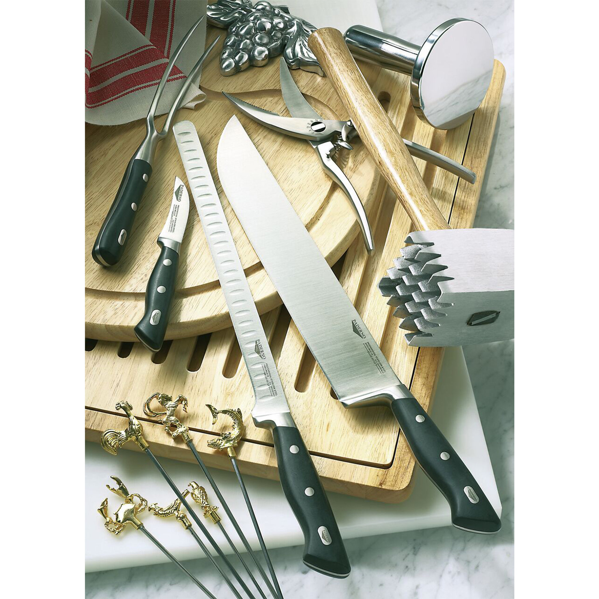 Trinciapollo desmontable cm 24 inox Paderno vista1