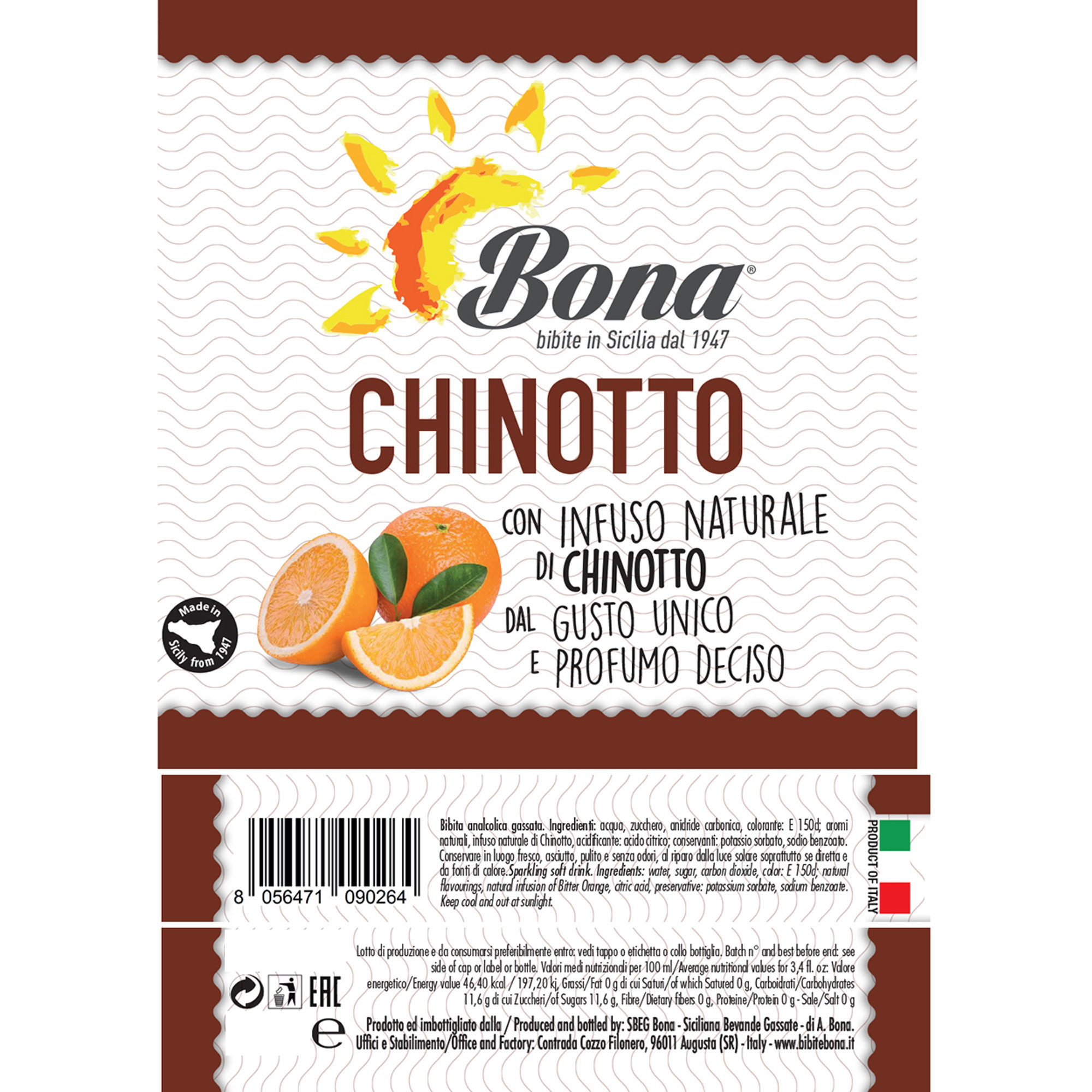24 bouteilles mélangées: 12 colas 275 ml - 12 chinotto 275 ml Bona vista4