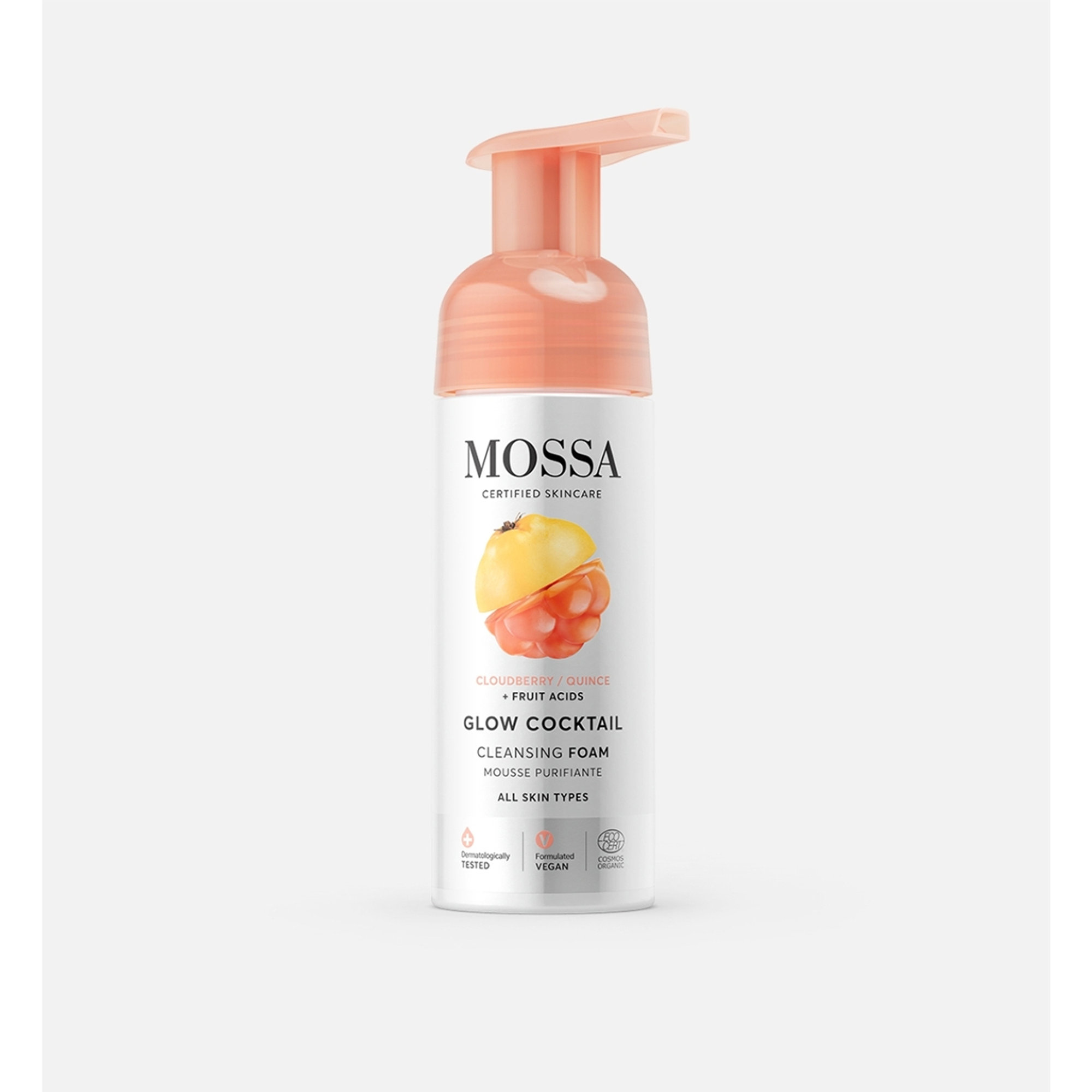 Glow Cocktail Cleansing Foam 150 ml Mossa vista0