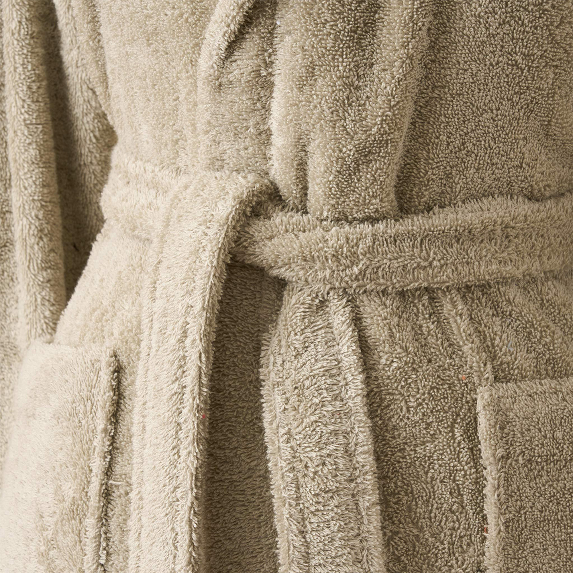 ELISA Accappatoio cappuccio, Beige Biancoperla vista1