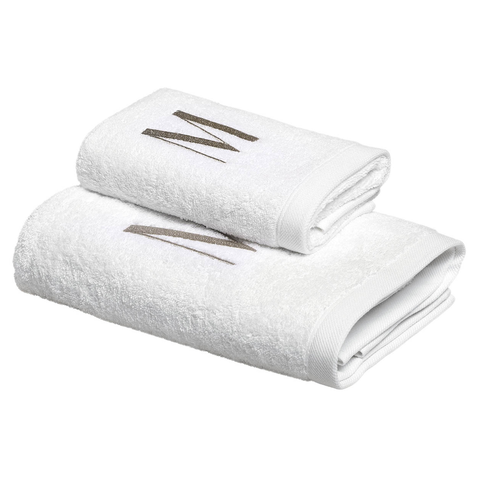 MONOGRAM Set Spugna Viso + Ospite, M Biancoperla vista0