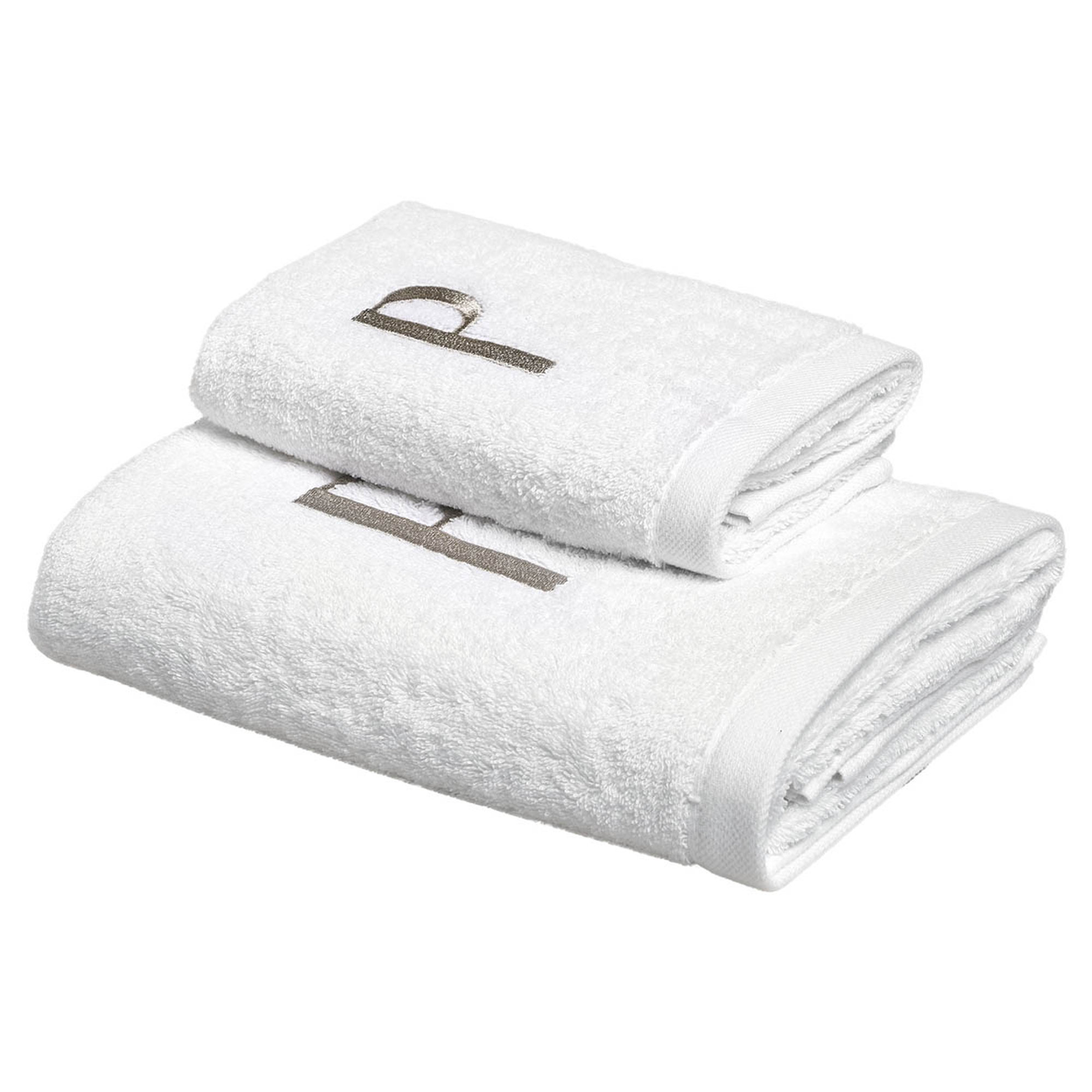 MONOGRAM Set Spugna Viso + Ospite, P Biancoperla vista0
