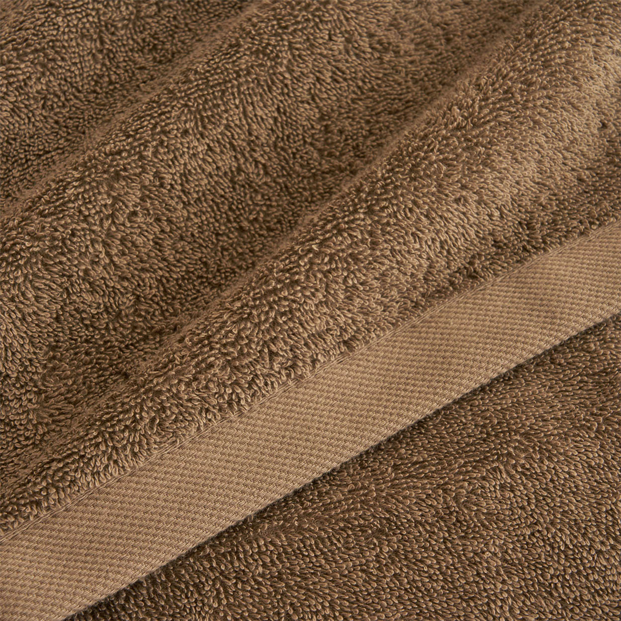 ELISA Set spugna viso + ospite, Marrone Biancoperla vista2