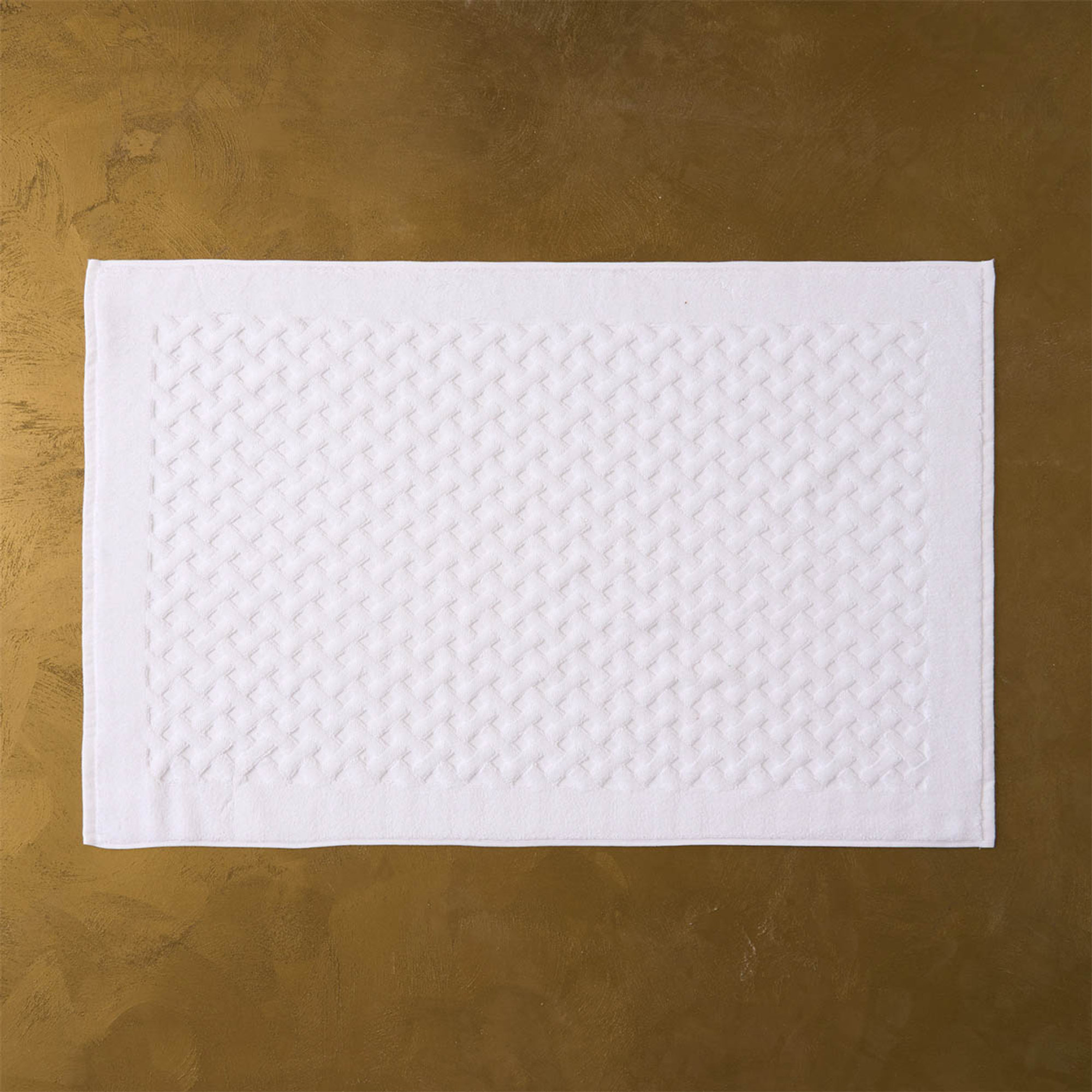 ELISA Tappeto bagno 60x90, Bianco Biancoperla vista1