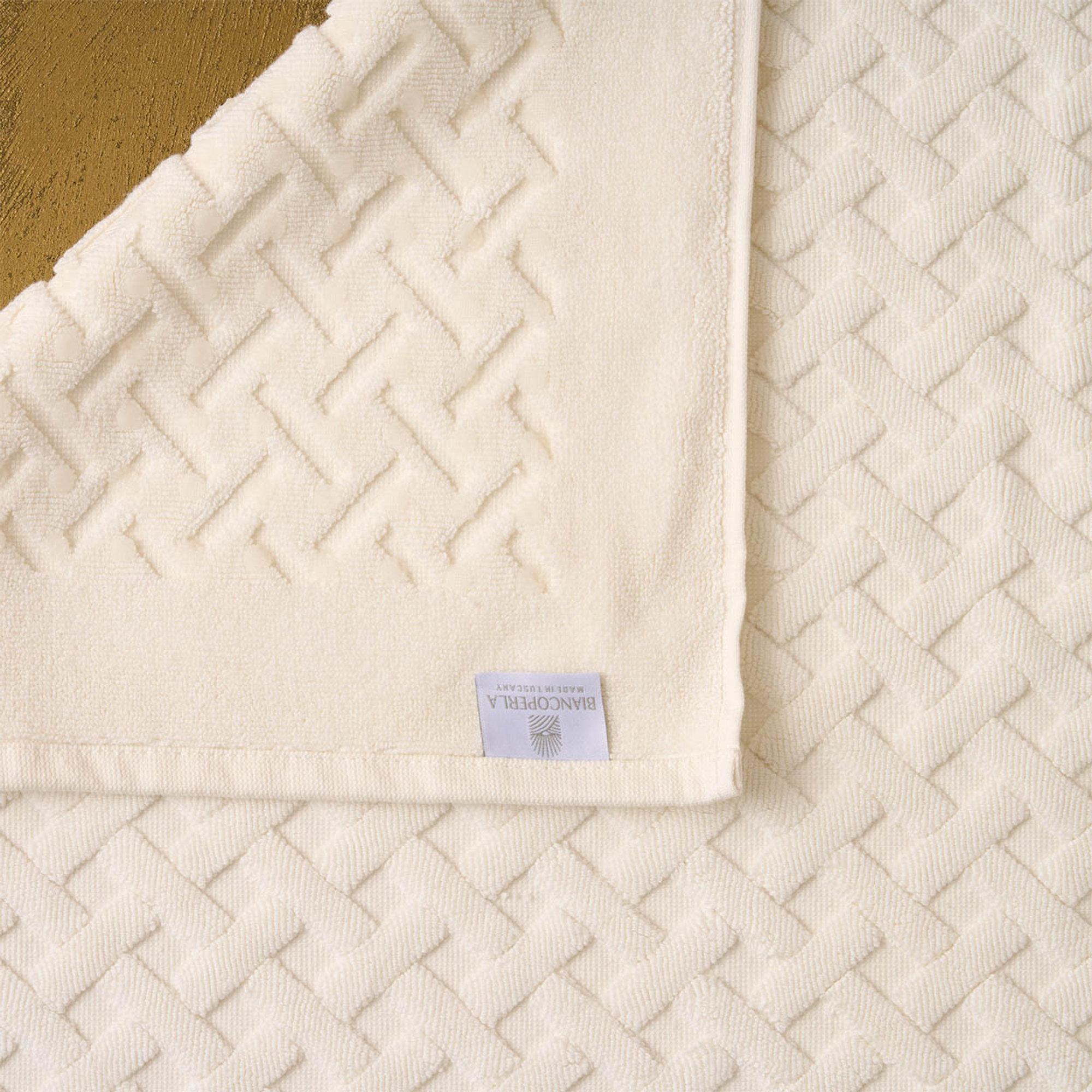 ELISA Tappeto bagno 60x90, Avorio Biancoperla vista2
