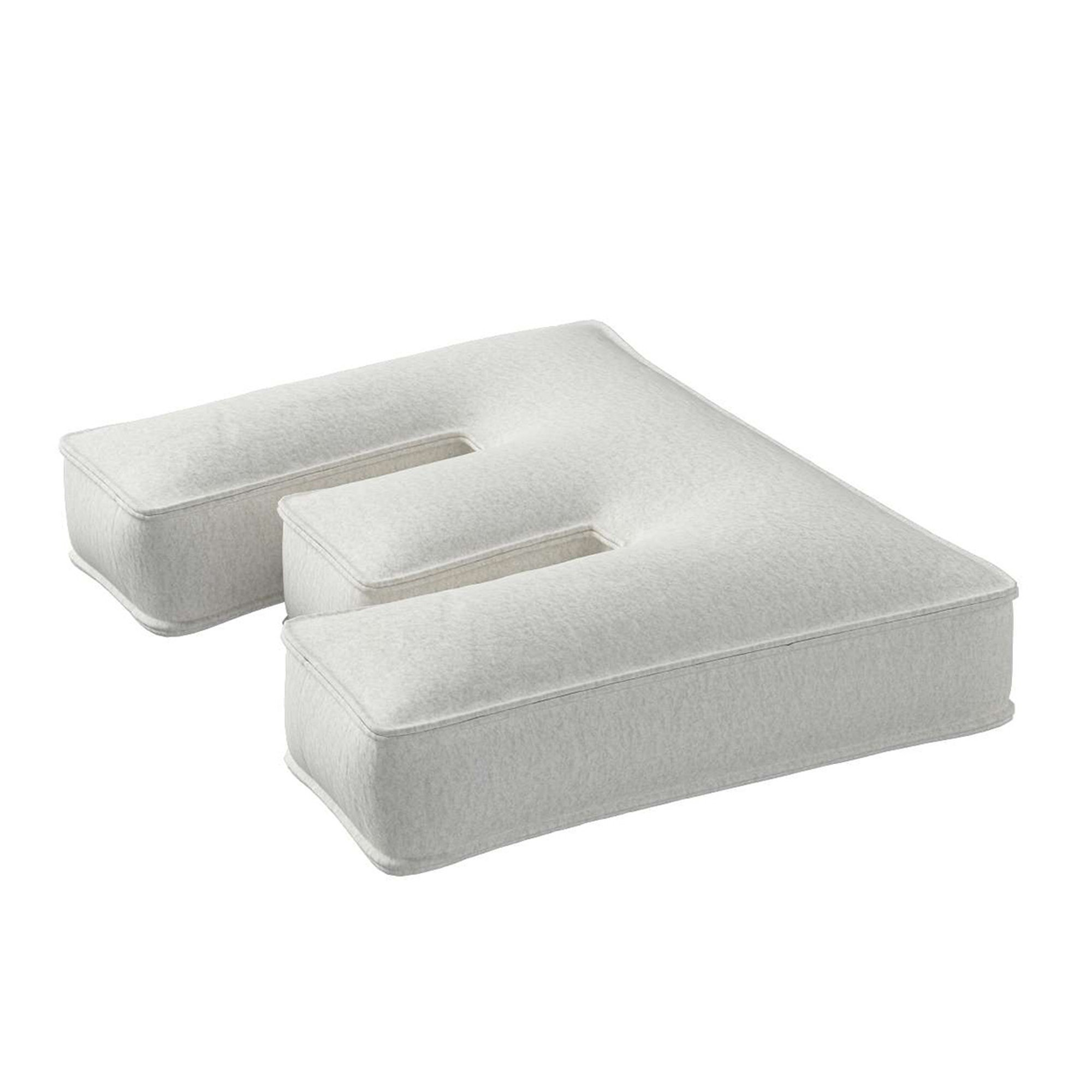 Cuscino con lettera E, 30x40 cm (Boucle) - bianco Yellow Tipi vista1